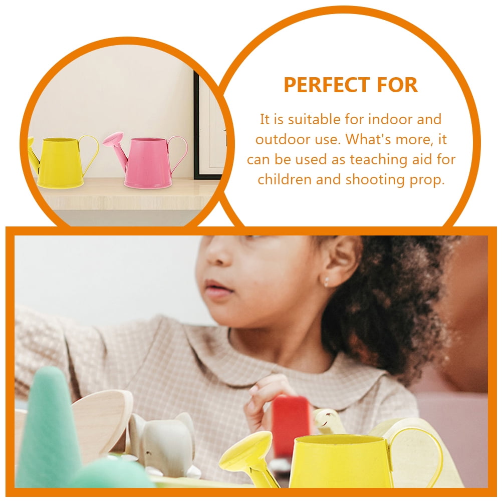 4 Pcs Metal Watering Can Cans Toy Small Kids Beach Toys Child Toddler - Image 5