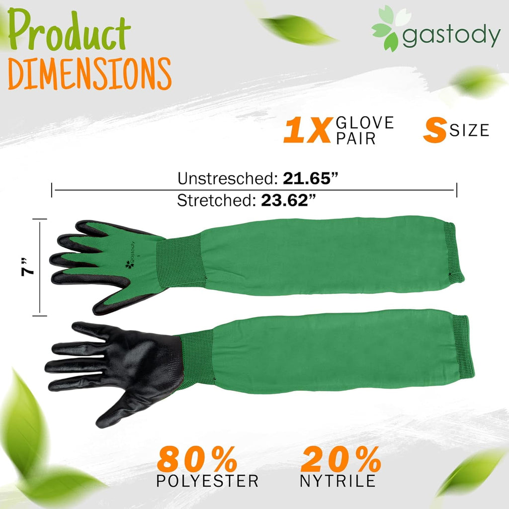 Gloves Women and Men - Cuff Garden Gloves, Multipurpose Heavy Duty Outdoor Indoor - Image 2