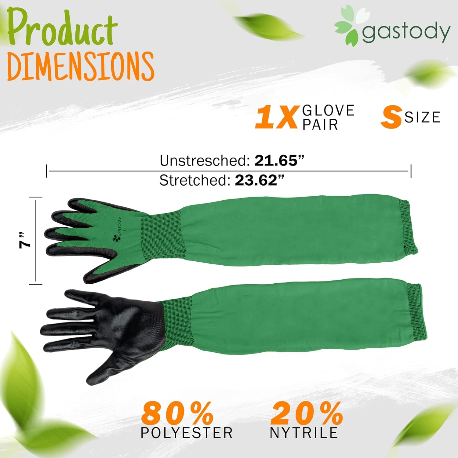 Gloves Women and Men - Cuff Garden Gloves, Multipurpose Heavy Duty Outdoor Indoor - Image 2