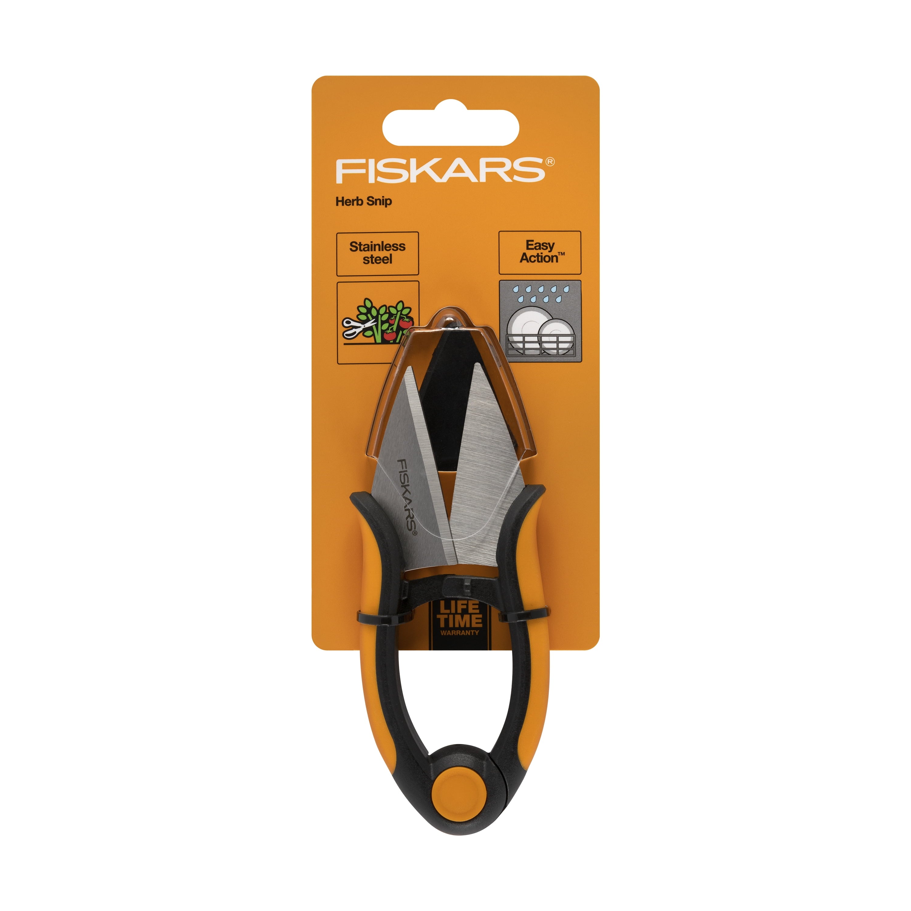 Fiskars Garden Herb Pruning Shears, Precise 5" Garden Tool Stainless Steel Blades - Image 5