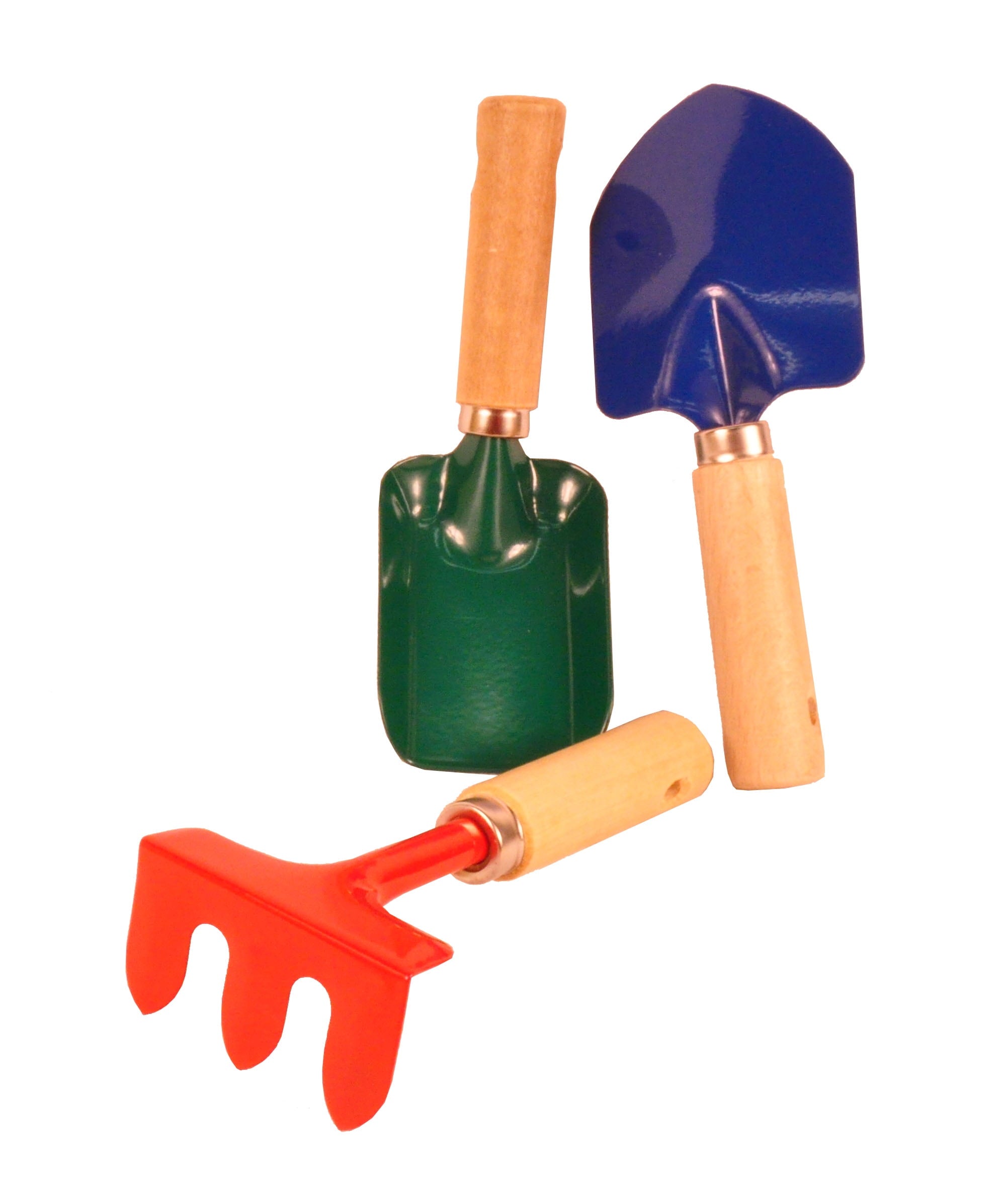 G&F Justforkids Garden Tools Set with Canvas Tote Hand, Rake, Shovel & Trowel,1 Pack, Metal Material - Image 5