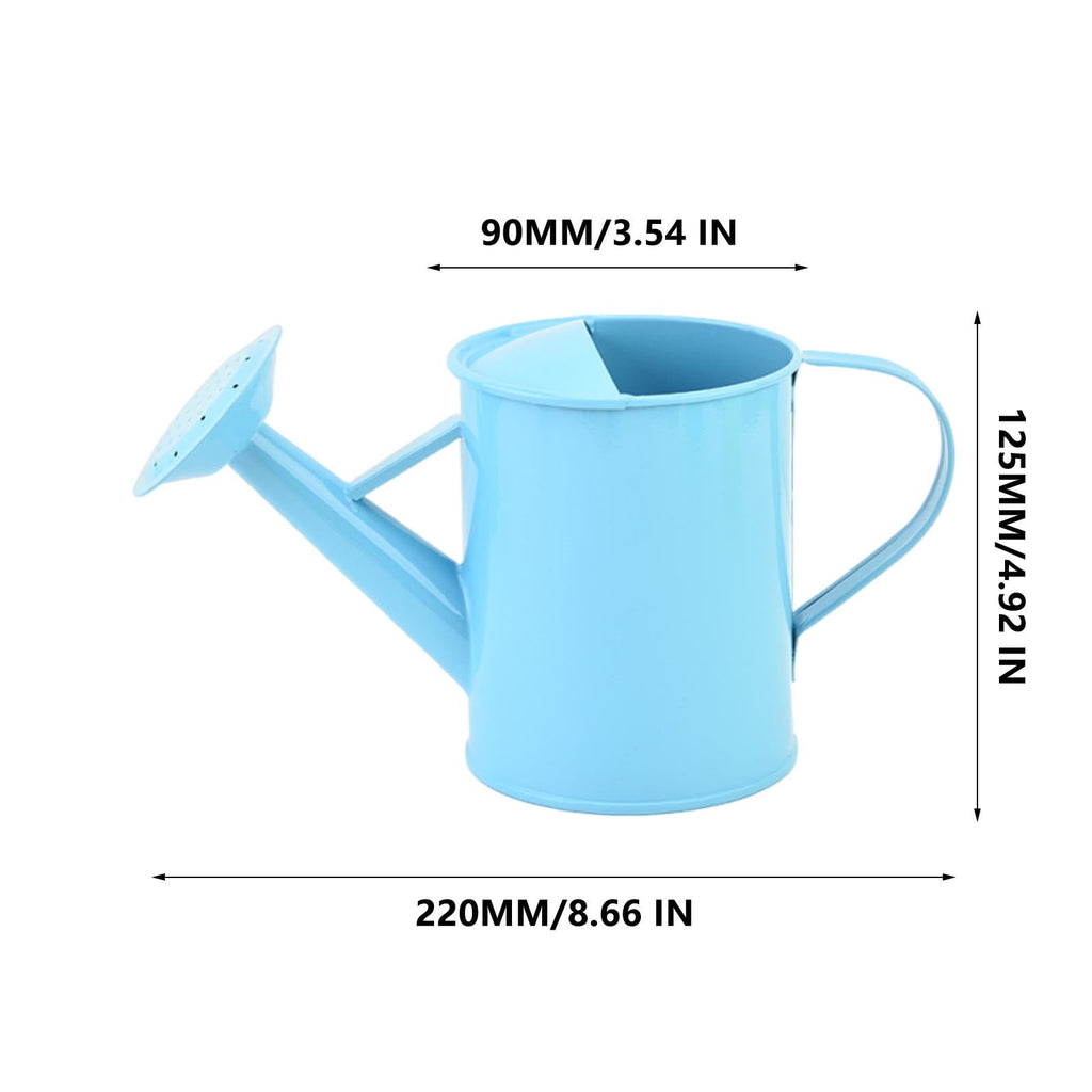 Metal Watering Can, 20Oz/600Ml Small Gardening Water Pot, Garden Watering Bucket Sprinkler Iron Watering Can for Outd... - Image 2