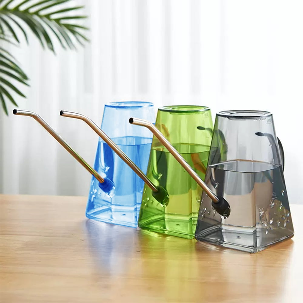 Guardwee Small Watering Can for Indoor Plants, Long Spout Plastic Plant Watering Can for House Flowers Bonsai, 1.4L/49oz - Image 6