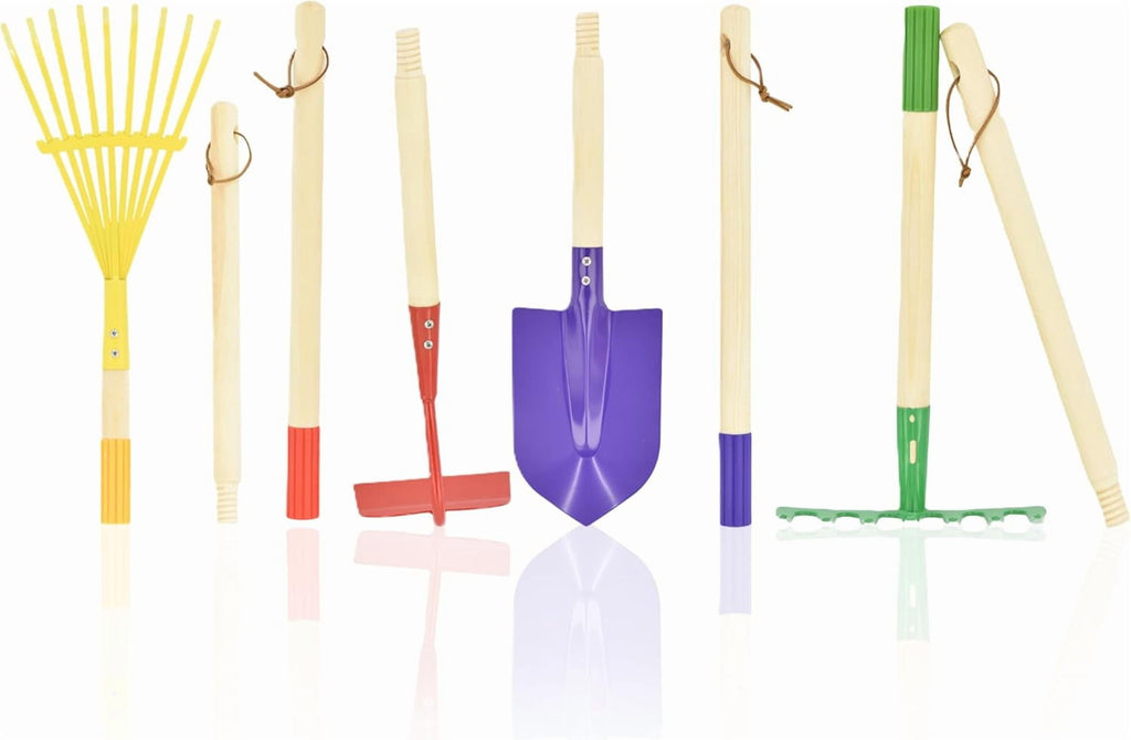 G & F JustForKids Garden Tool Set, 4-Piece, Detachable & Portable, 2-Pack with Travel Bag, Ages 5+ - Image 3