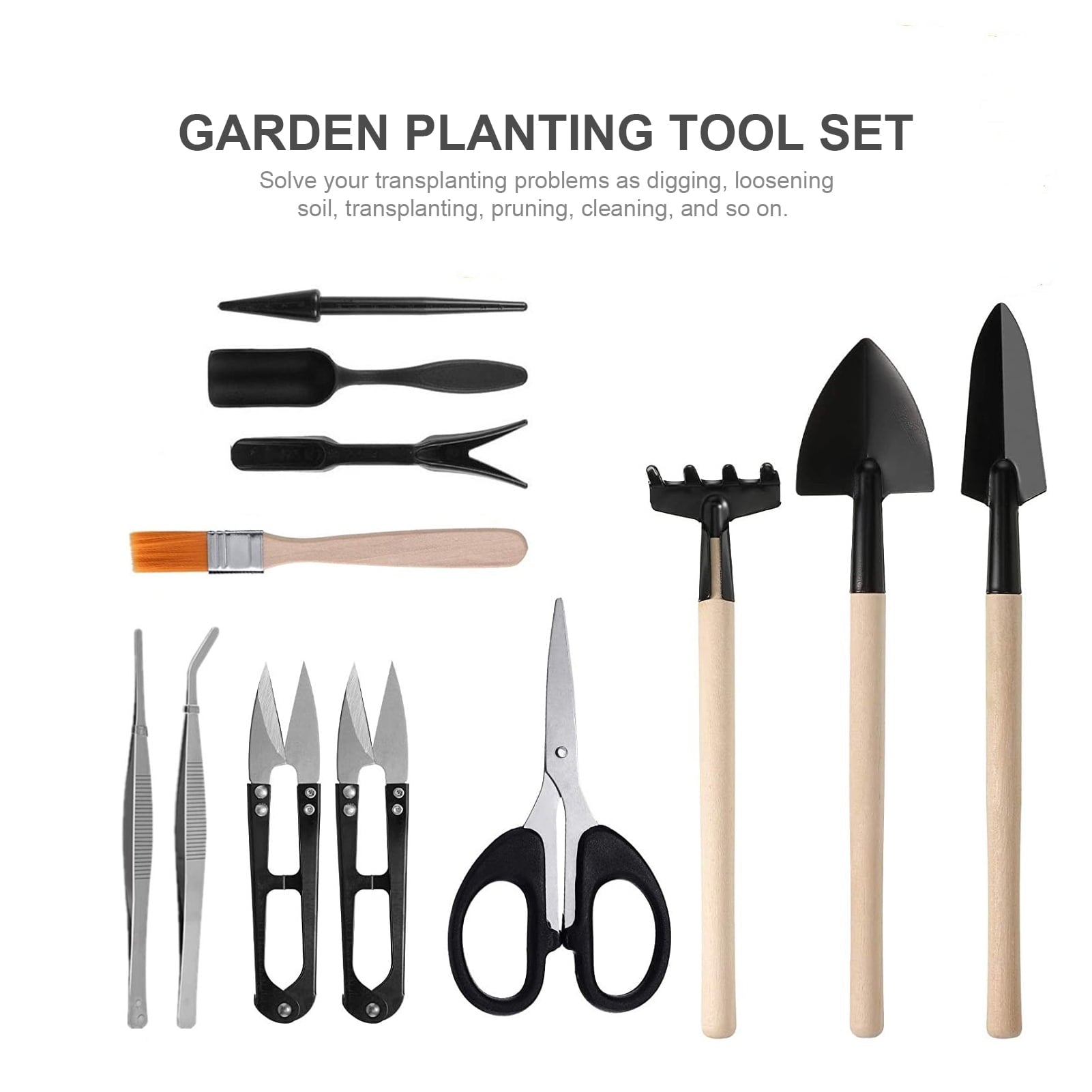 Garden Planting Tool Set for Succulents Weeding Digging Planting Transplanting Miniature Fairy Garden Cactus Bonsai P... - Image 3