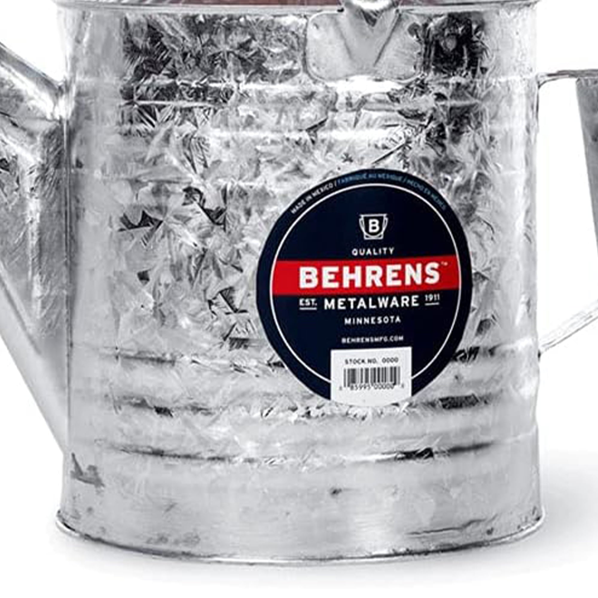 Behrens 2.5 Gallon Weatherproof Hot Dipped Steel Watering Can with Handles - Image 3