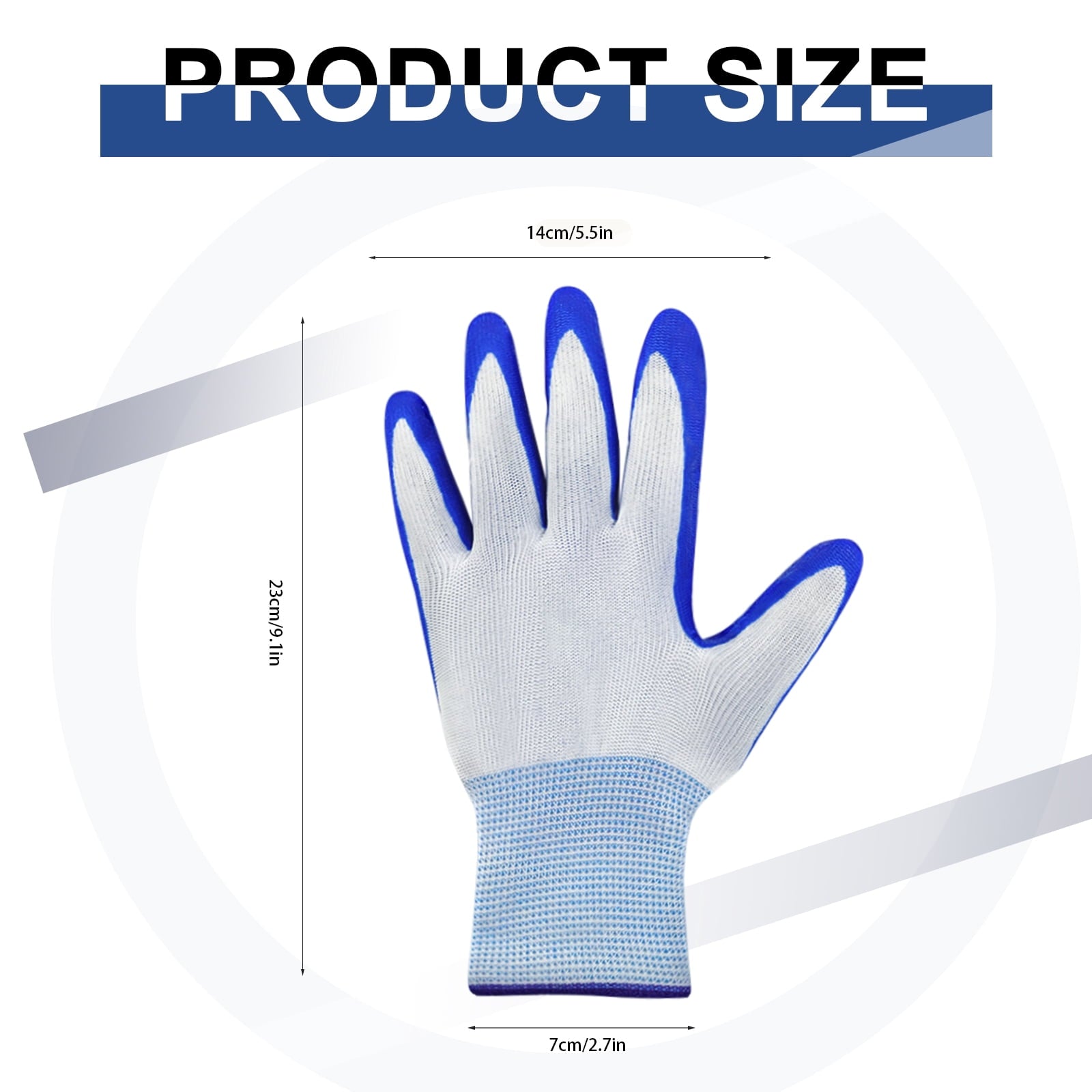 36 Pairs Gardening Work Gloves Bulk for Men Women, Breathable Nitrile Rubber Coated Garden Gloves for Gardening, 9.1 ... - Image 2