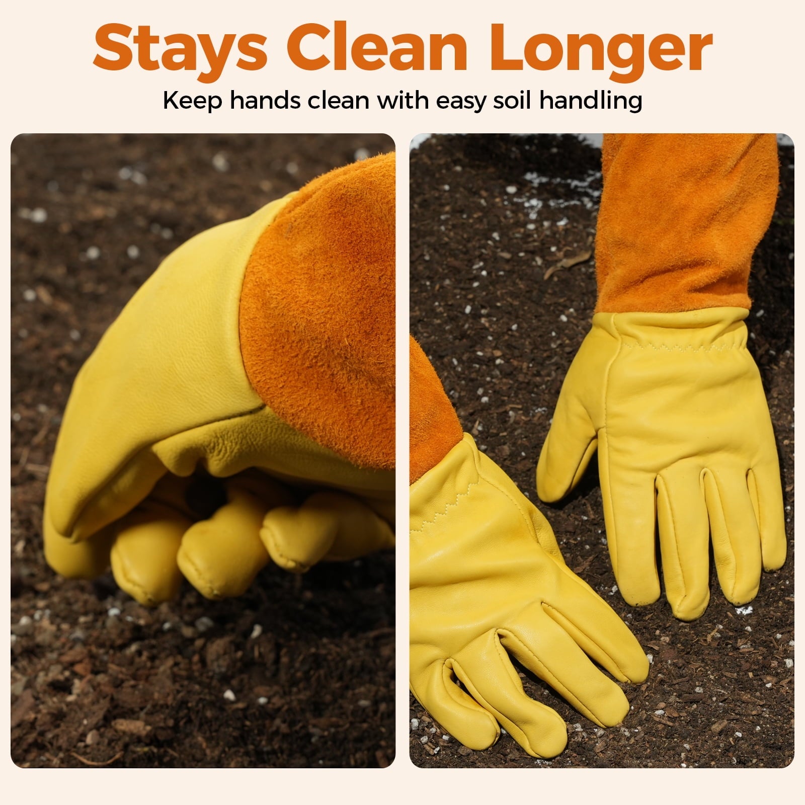 Gardening Gloves Women Men,Thorn proof Rose Pruning Heavy Duty Gauntlet, Best Garden Gifts for Gardener - Image 5