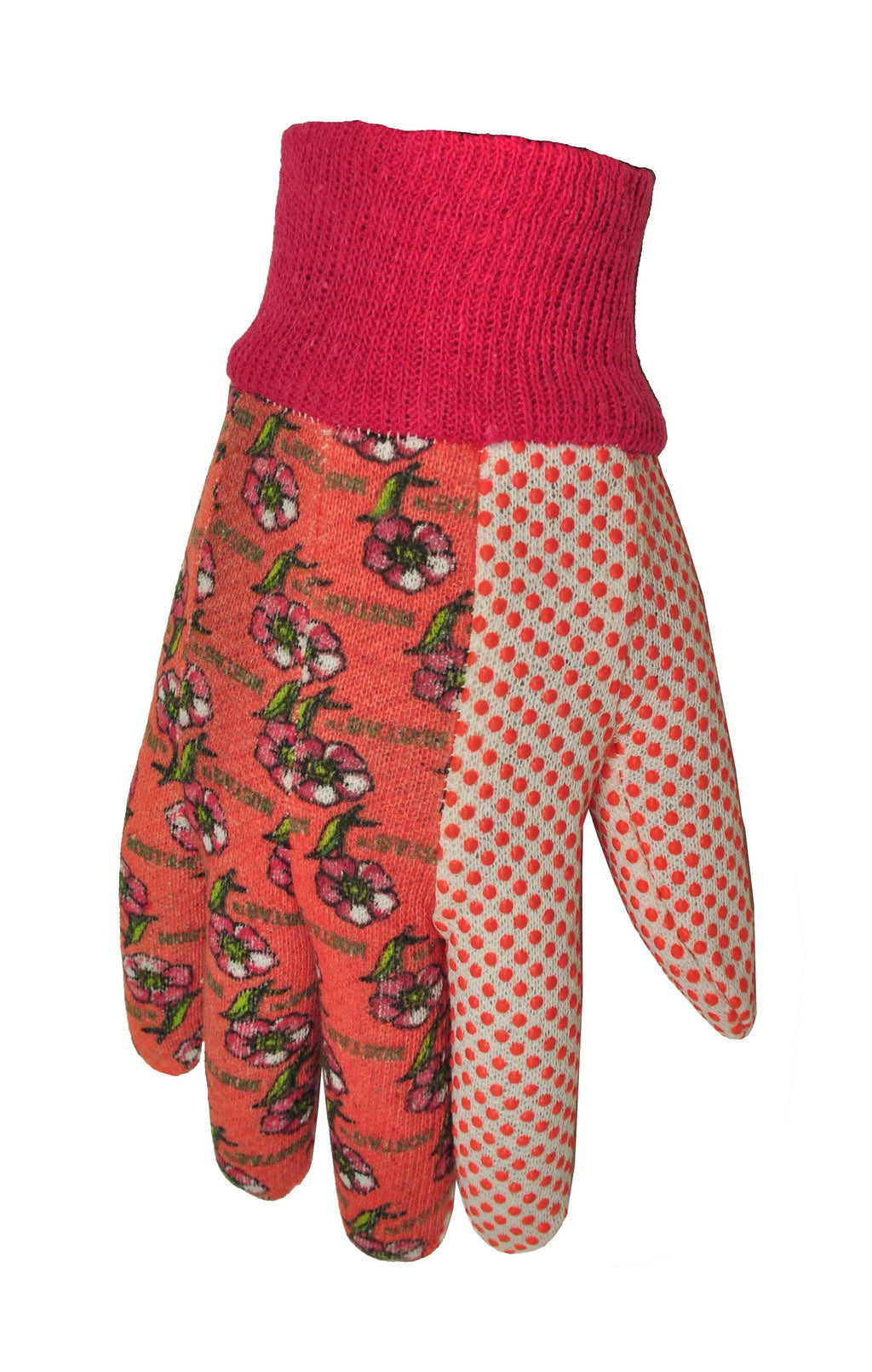 G & F 1852-3 Women Soft Jersey Garden Gloves, Women Work Gloves, 3-Pairs Green/Red/Blue per Pack - Image 6