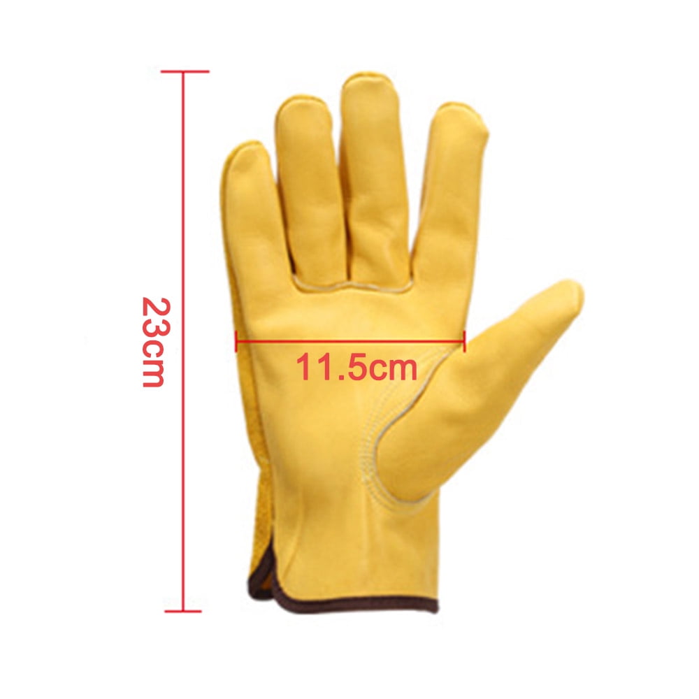 Womens Garden Gloves, Scratch Resistance Leather Gardening Gloves for Ladies, 3D Mesh Comfort Fit - Breathable Workin... - Image 5