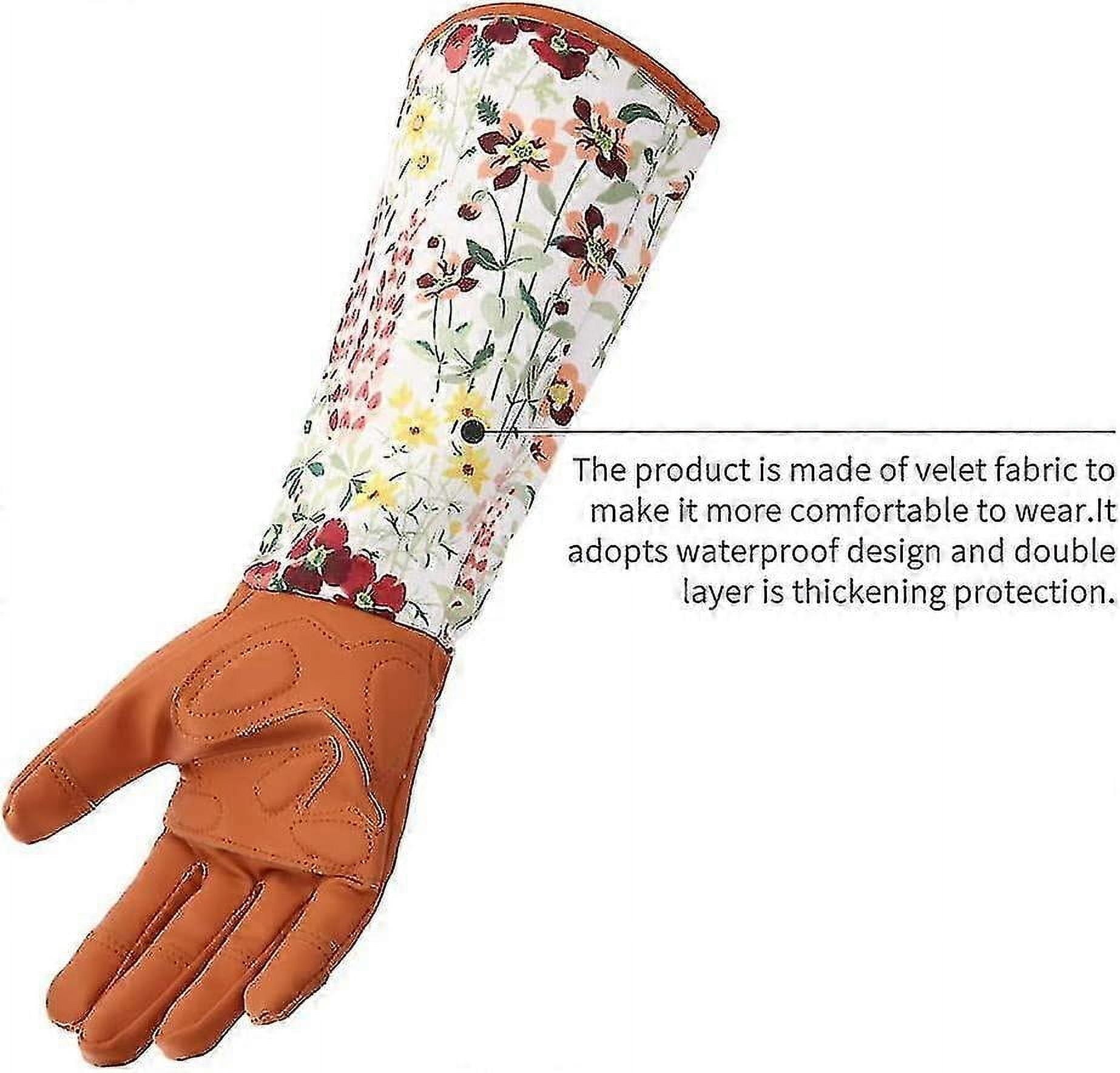 Gloves Women Extended Pro Gloves Pruning Garden For Mother And Grandmother Gifts (red) - Image 2