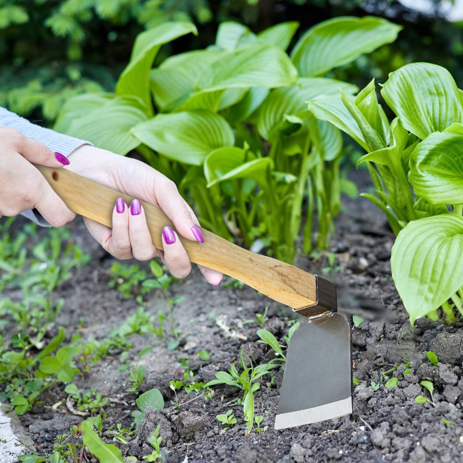 Garden Tiller Trowel Household Gardening Weeding Agricultural Tools Weeding Digging Planting Vegetables Small Hoes Go... - Image 5