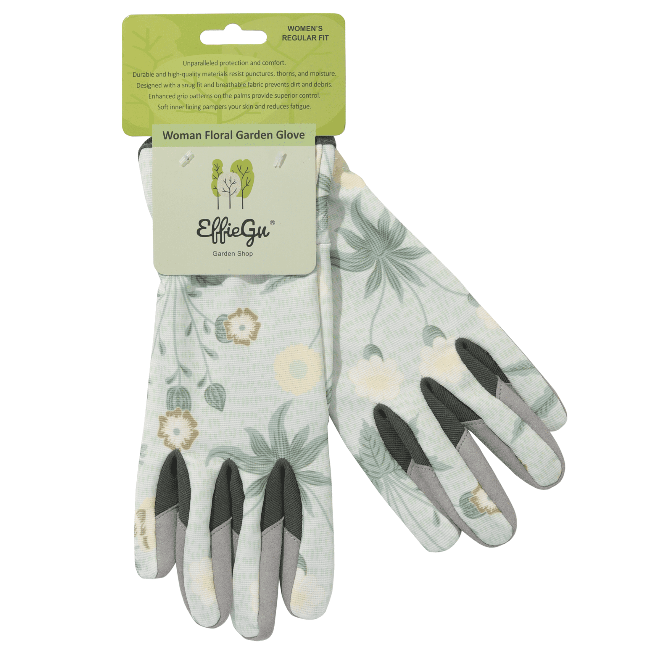 effiegu Garden Shop Floral Women's Durable Gardening Gloves for Thorns, Dirt & Debris Protection - Image 3