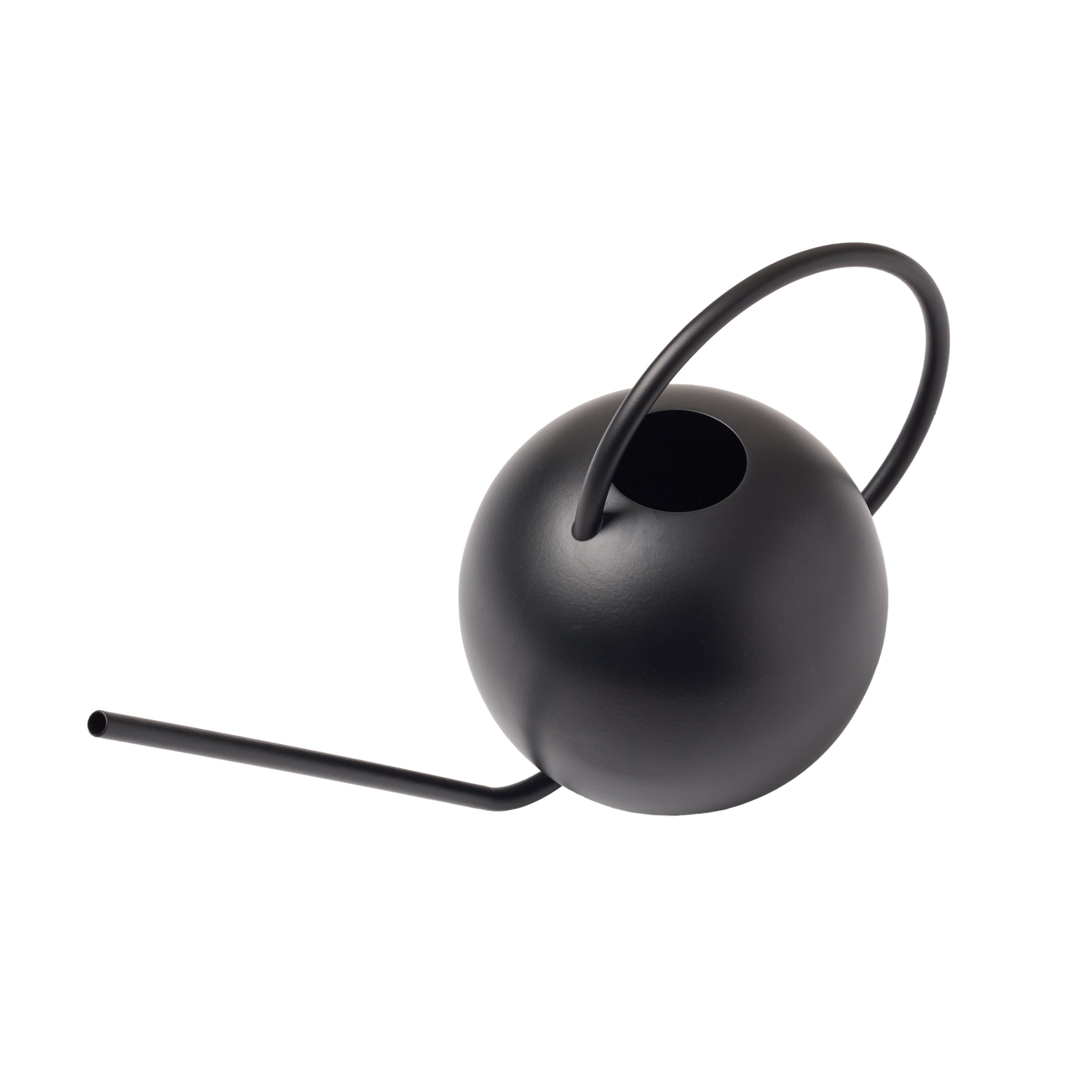 Bloem Fresca 2.5 L Indoor Metal Watering Can - Powder-Coated Finish, Novelty Handle, Long Sleek Spout, Black - Image 3