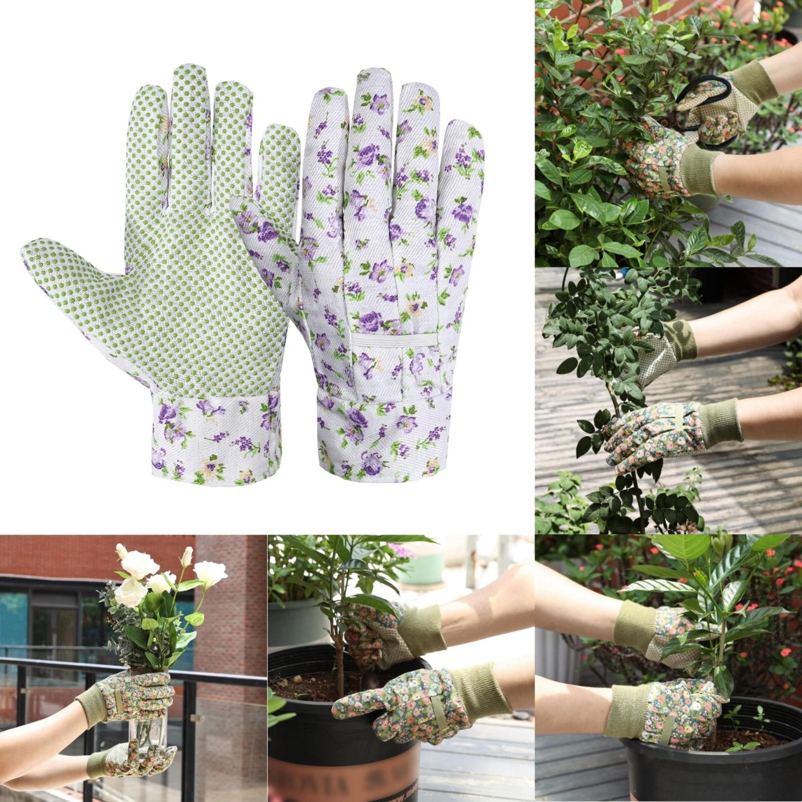 Clearance Pvc Bead Garden Gardening Gloves Garden Flower Protective Gloves Garden Planting Gloves Js0322(B@0327) - Image 2