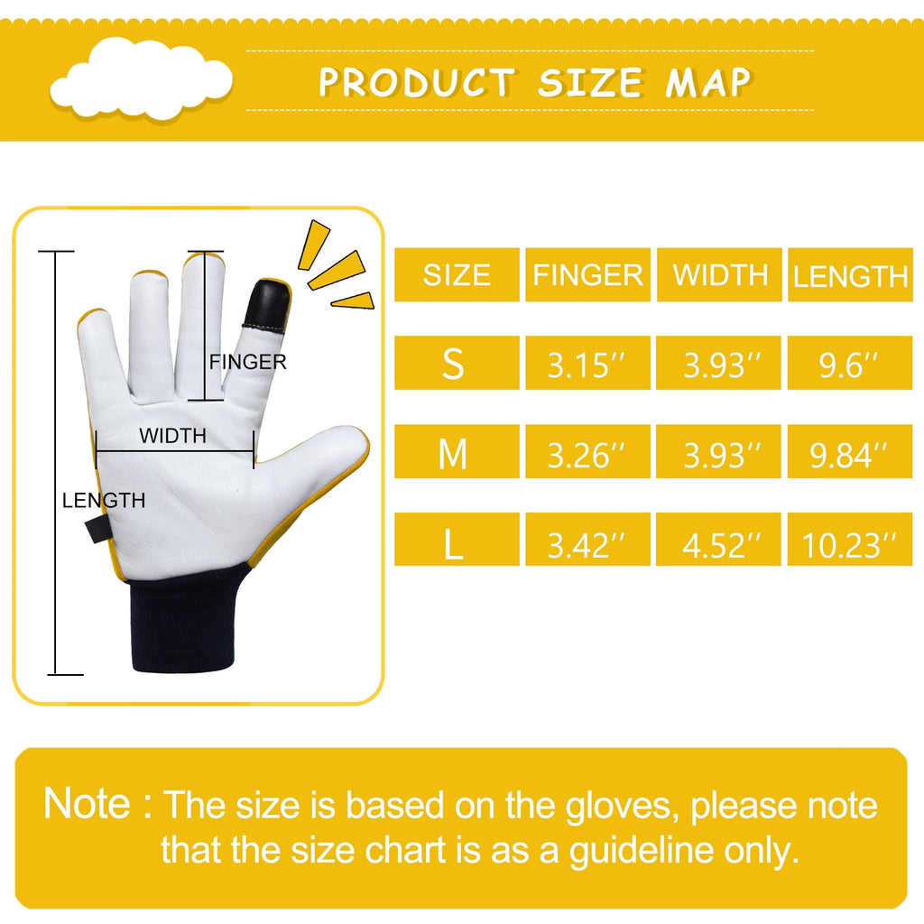 Cactus Gloves Soft Deerskin Women Gardening Glove Thorn Proof for Cacti Handling (Medium) - Image 5