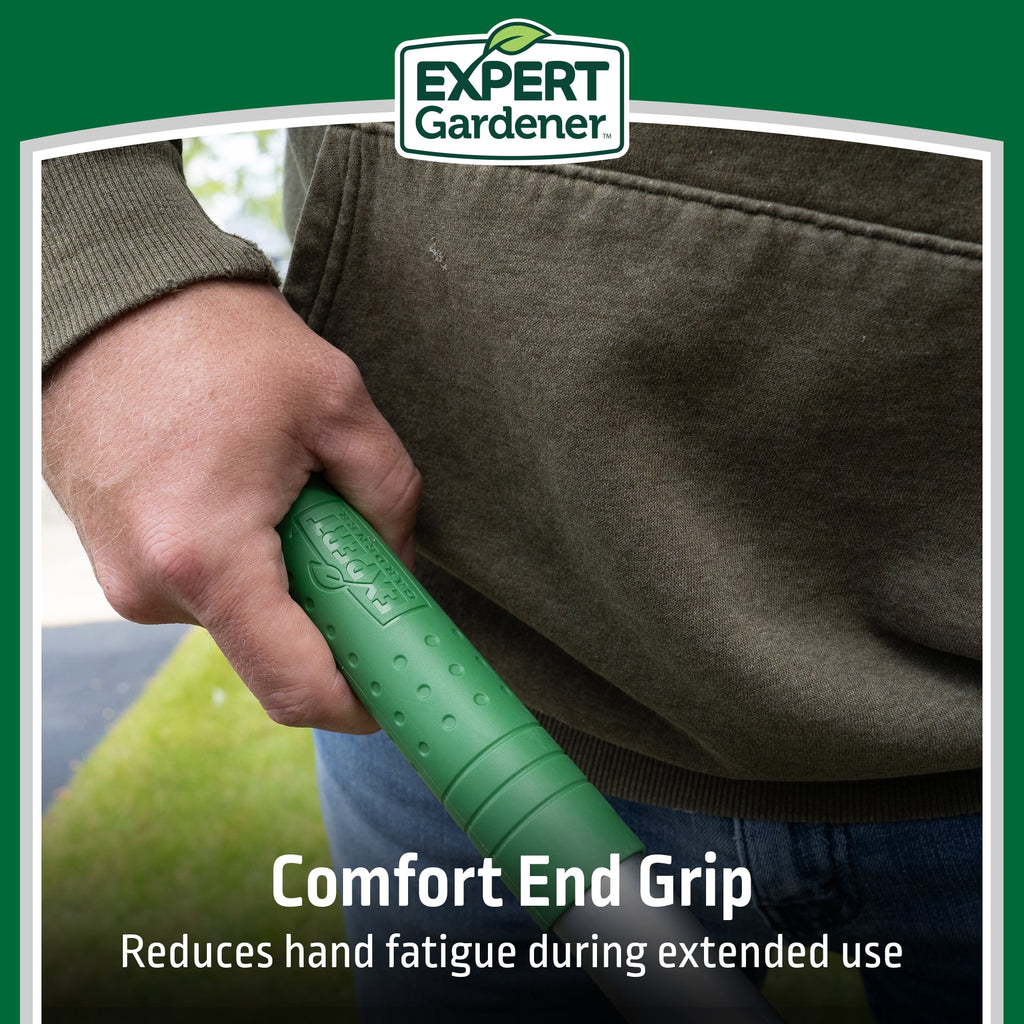 Expert Gardener Fiberglass Long Handle Digging Shovel with Comfort End Grip - Image 2