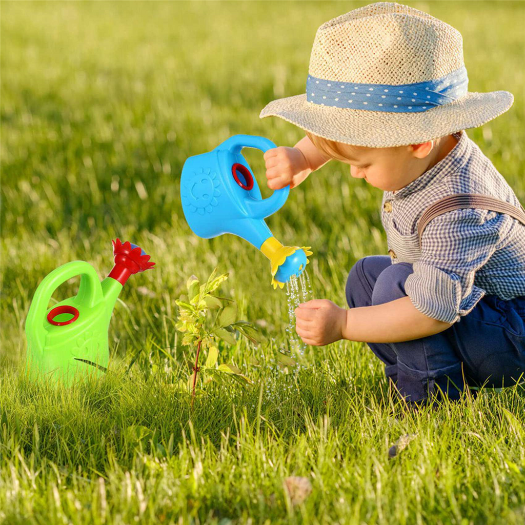 8PCS Plastic Watering Cans Chicken Watering Garden Play Watering Cans Kids Beach Bath Watering Cans Random Color - Image 4