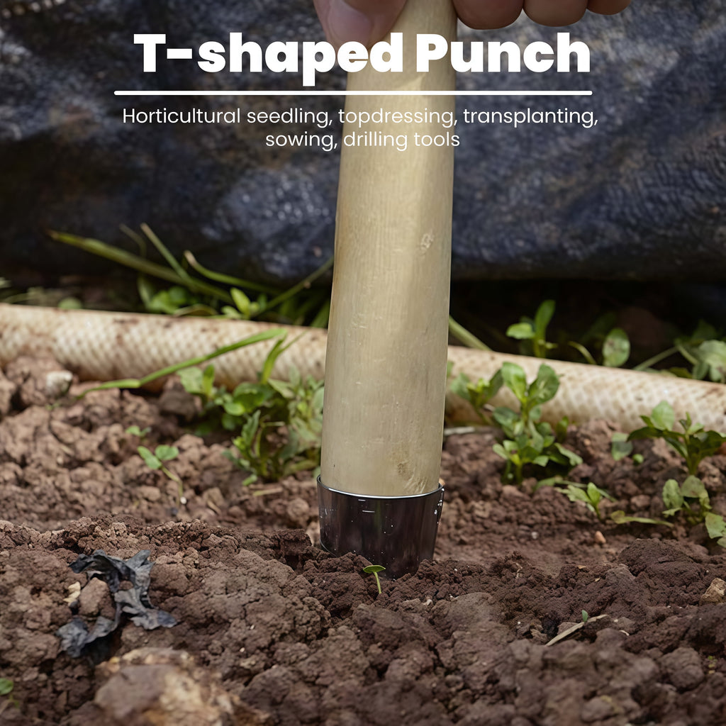 2 Pack Garden Planting Hole Maker Durable Tool for Efficient Gardening - Image 4