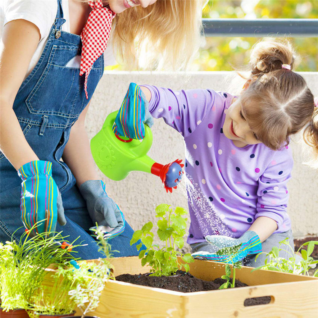 8PCS Plastic Watering Cans Chicken Watering Garden Play Watering Cans Kids Beach Bath Watering Cans Random Color - Image 5