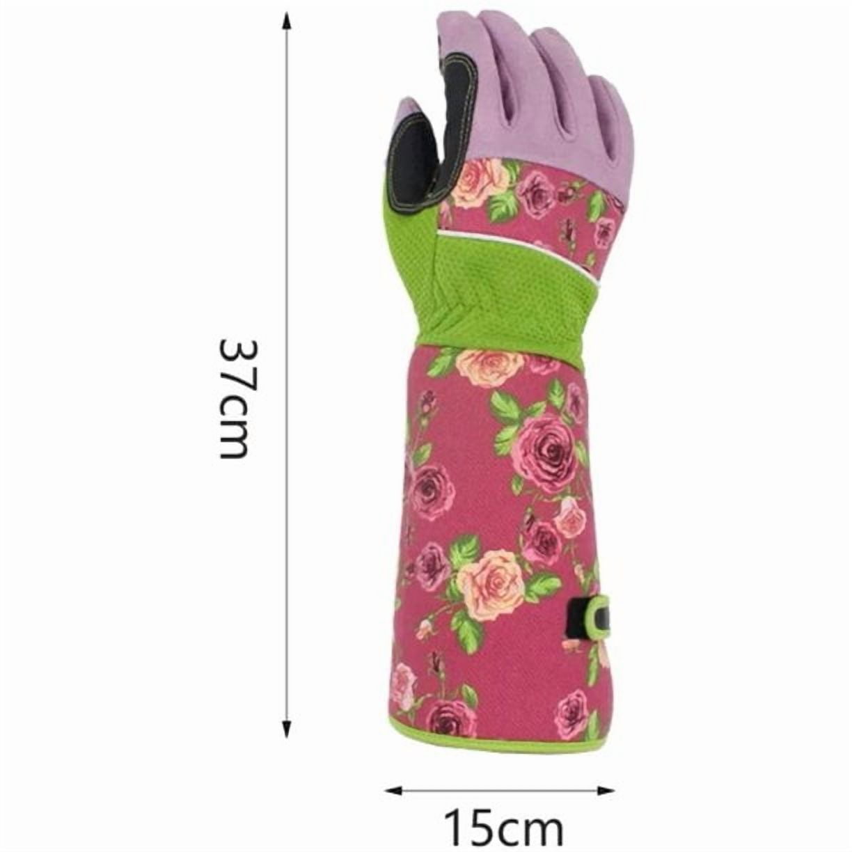 Long Sleeve Gardening Gloves Pruning Thornproof Garden Gloves with Extra Long Forearm Protection for Gardener Punctur... - Image 2