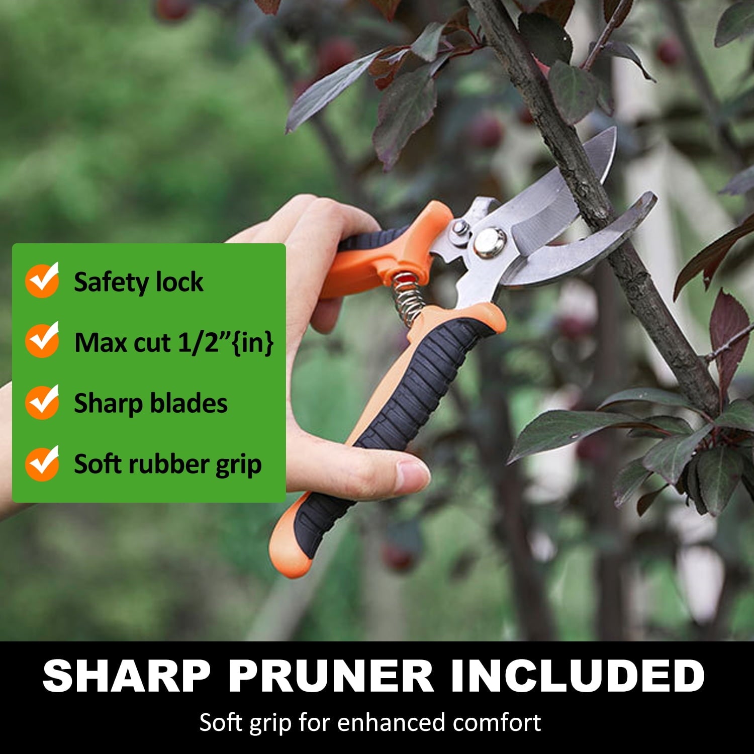 Garden Tool Set, Stainless Steel Heavy Duty Gardening Tool Set, with Non-Slip Rubber Grip, Storage Tote Bag, Outdoor ... - Image 2