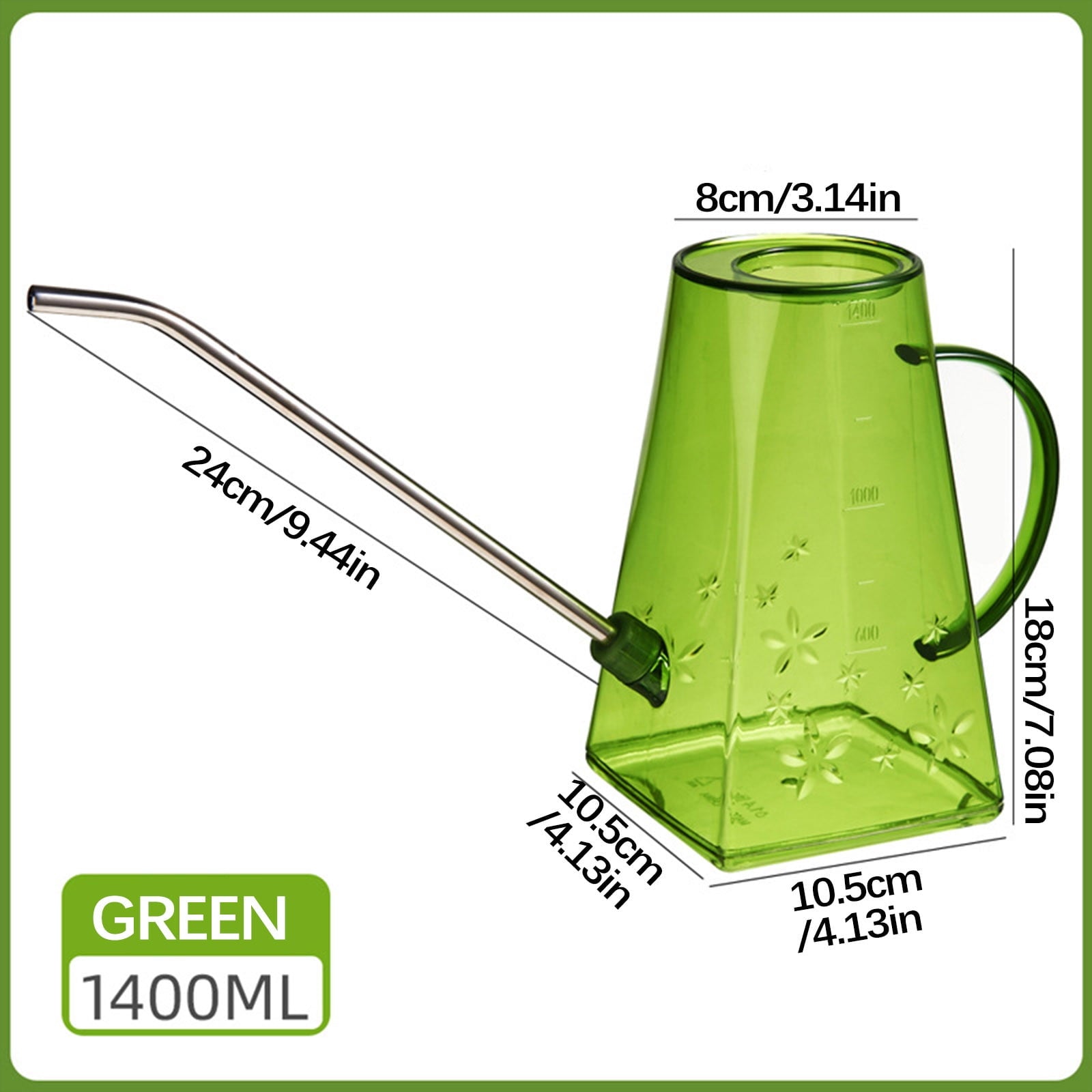 Small Watering Can for Indoor Plants, Long Spout Watering Can Indoor with Sprinkler Head, Indoor Watering Can for Hou... - Image 3