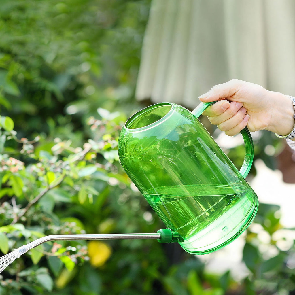 Gardening Watering Can with Long Spout, 2L Watering Pot for Indoor Outdoor Plant, Green - Image 4