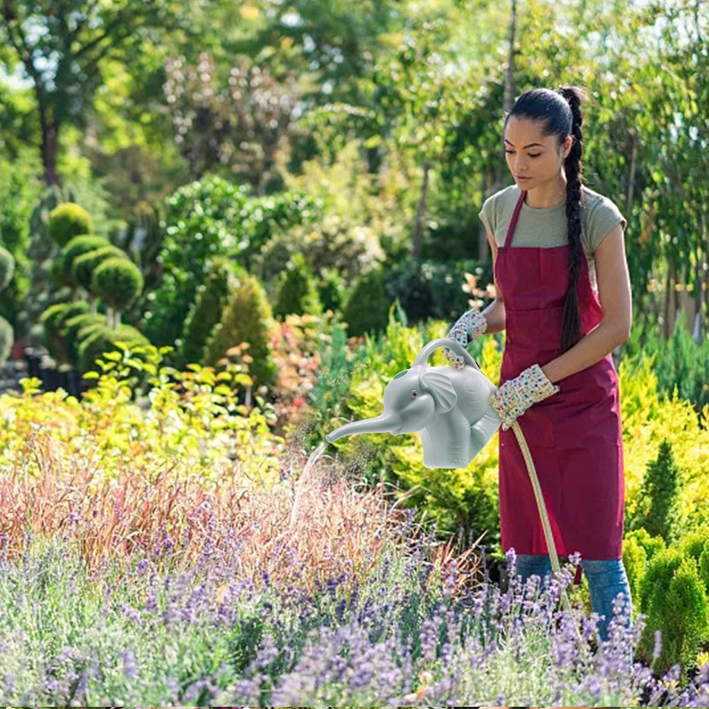 Elephant Watering Can for Outdoor Plants Garden Flowers Plants with Sprinkler Smooth Kids Watering Can for Indoor & O... - Image 4