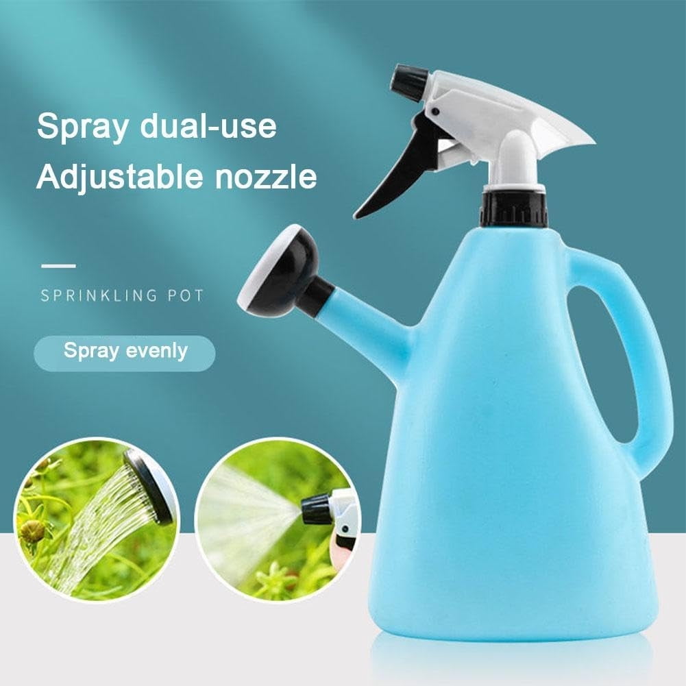 2 in 1 Watering Can with Spray, Plastic Plant Watering Can with Sprayer, Multifunctional Garden Sprayer Leakproof Wat... - Image 3