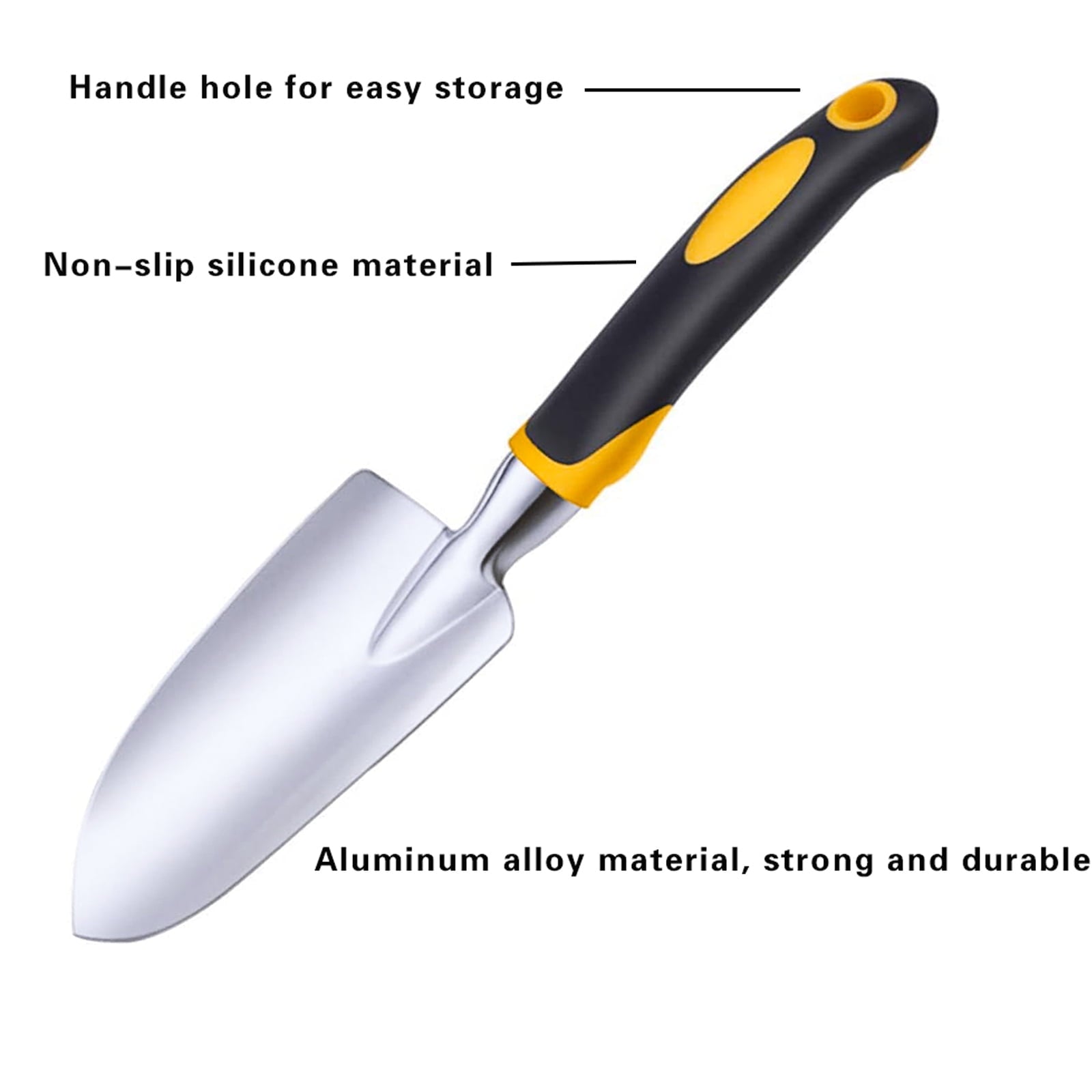 Shovel Aluminium Alloy Shovel for Planting Transplanting Weeding Moving - Image 4