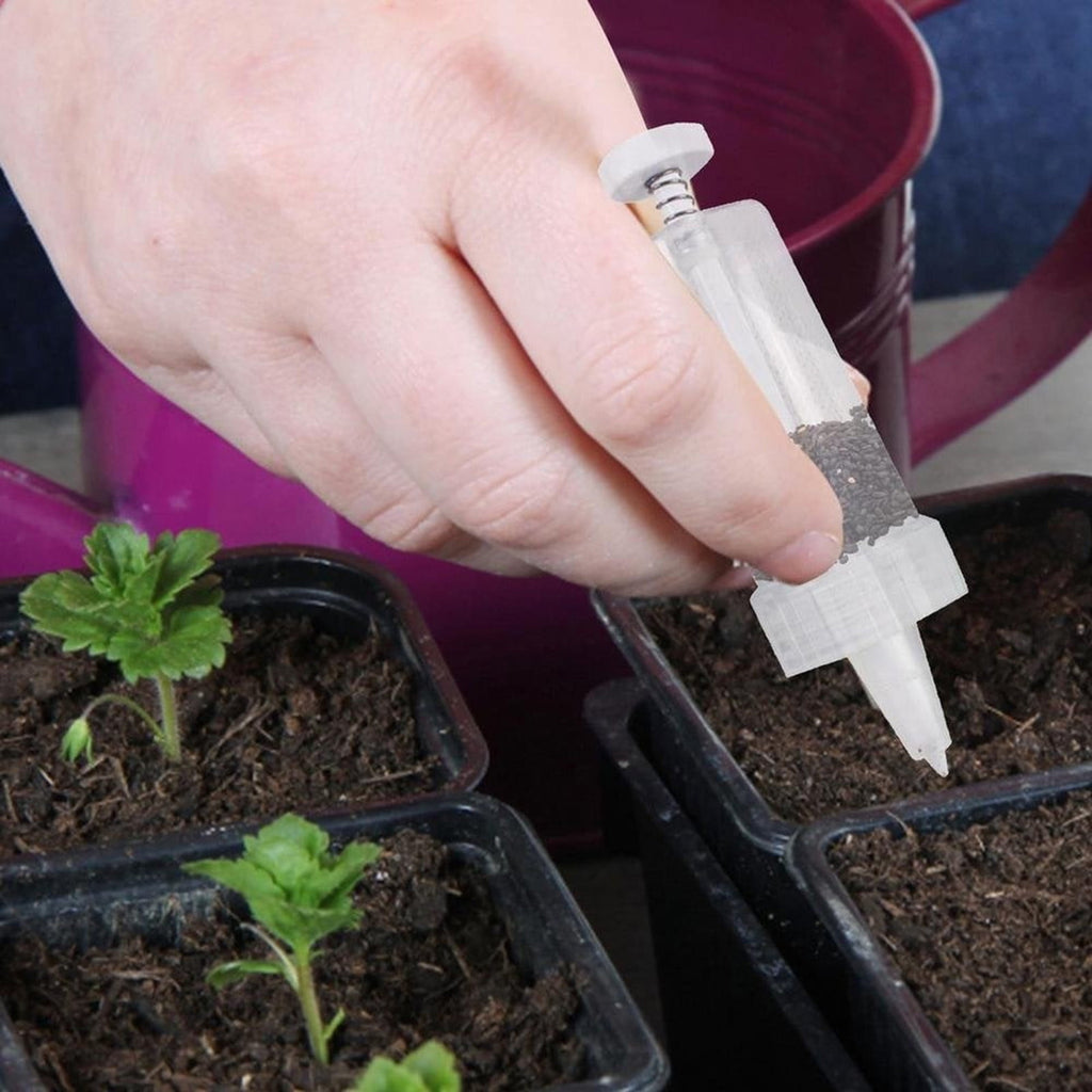 2 Packs Mini Seeder Dispenser Garden Planter Tool for Planting Seeds Efficient Sowing Germination Lightweight Portable Gardening Supplies fo - Image 3