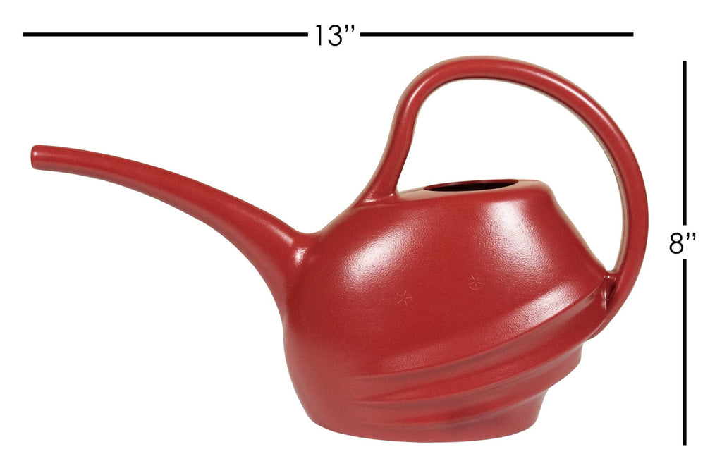 Fiskars Lightweight Plastic Watering Can w/ Long Spout, Lightweight, 1.5 L (Red) - Image 2