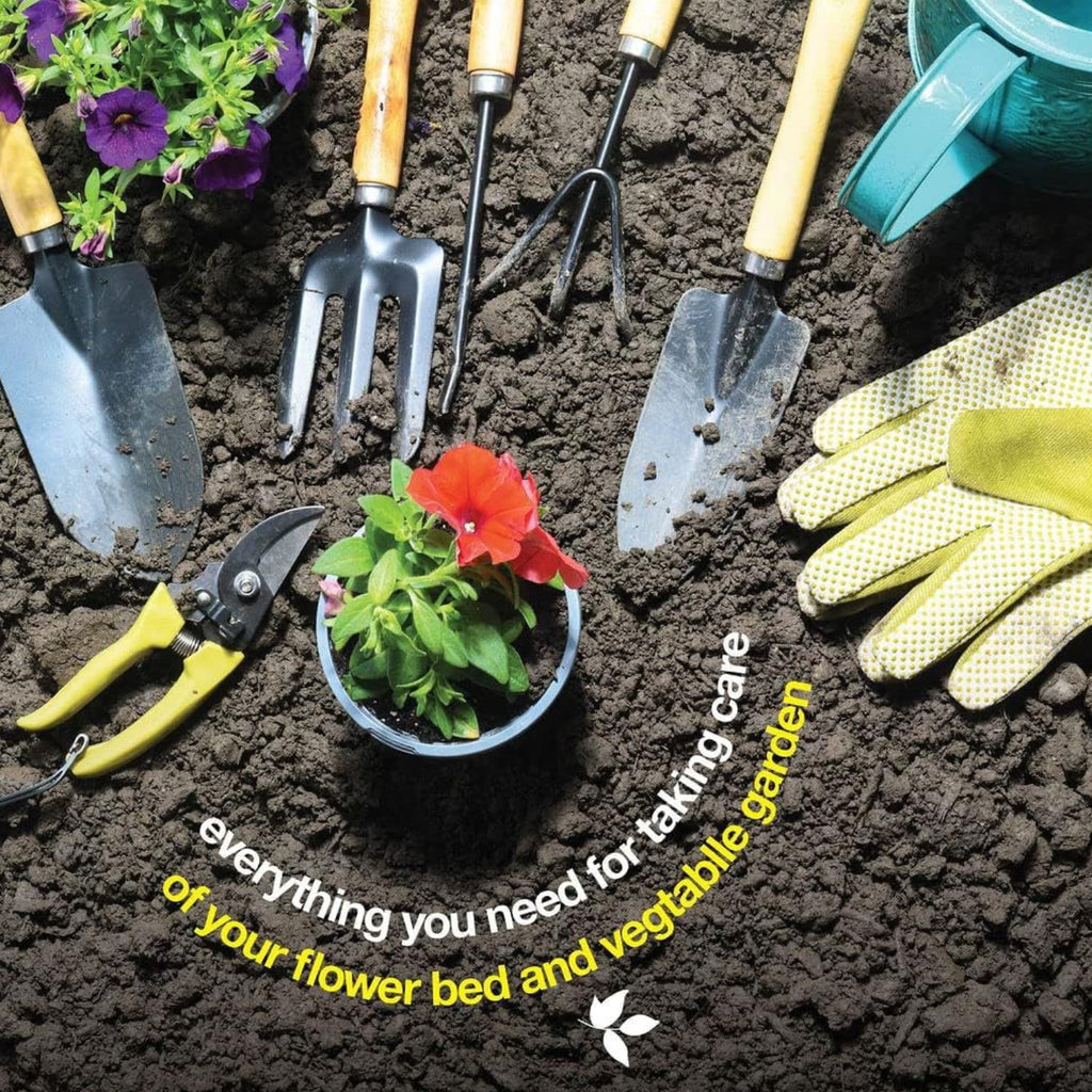 Gardening Tool Set, 9 Piece Heavy Duty Gardening Hand Tools with Durable Garden Tools Organizer Handbag, Rust-Proof G... - Image 6