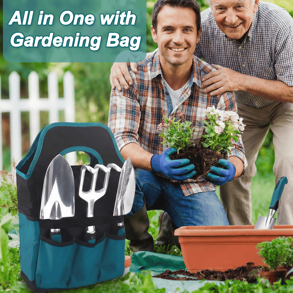 KEYAHAPPY Garden Tools, 7 Piece Gardening Tools Set with Storage Bag, Rust-Proof & Heavy-Duty Gardening Essentials, Ideal Gifts for Women & - Image 6