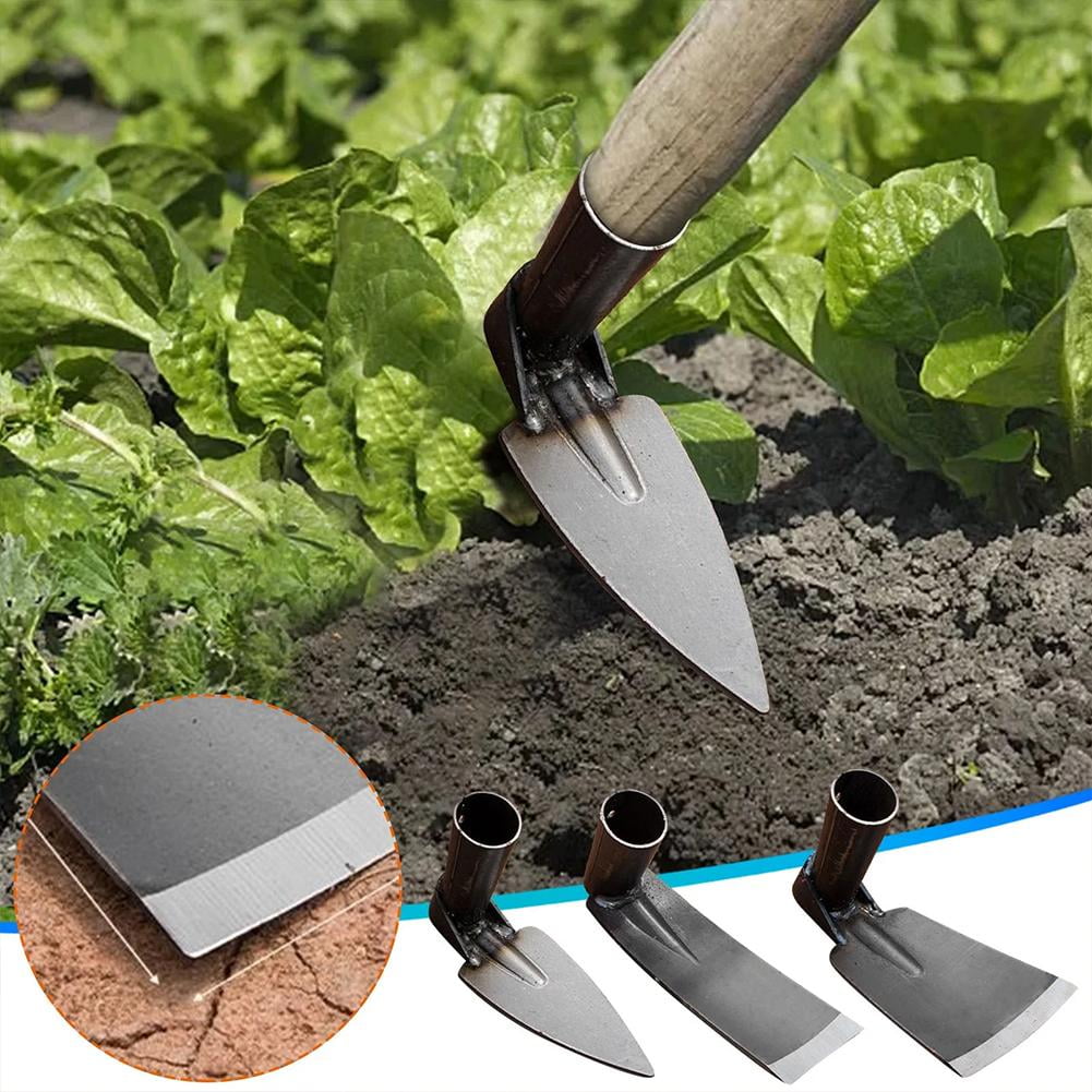 Small Tip Triangle Hoe Agricultural Land Turning Loose Soil Hoe Household Outdoor Vegetables Flowers Tools Farming Fo... - Image 2