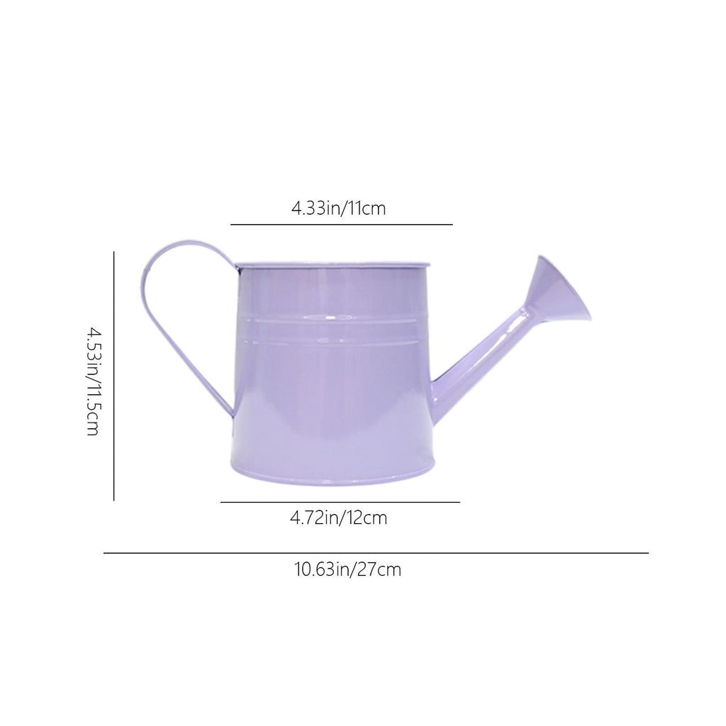 Small Watering Can for Indoor Plants Metal Watering Can For Plants Indoor Outdoor Garden Flower Pot With Floral Decorative Vintage Iron Wate - Image 3