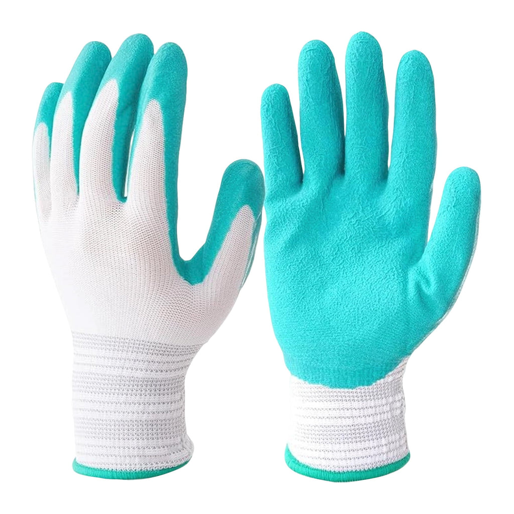 Gardening Gloves for Women Ladies, Breathable Rubber Coated for Yard Garden Work, Outdoor Indoor Protective Gloves with Non-Slip Grip, Mediu - Image 2