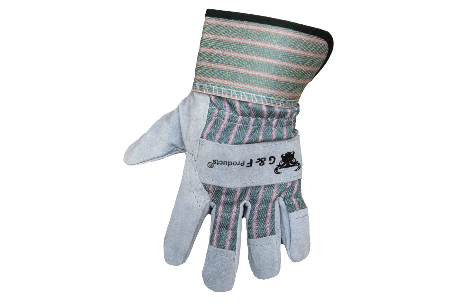 G & F Products Garden Gloves Men's Large Brown Solid Print Waterproof Cowhide Leather Gardening Gloves with Safety Cuff - Image 6