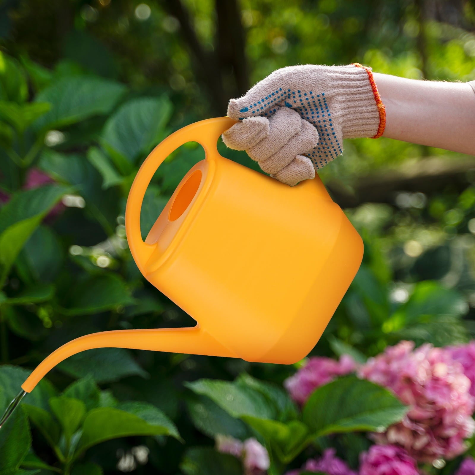 Plastic Watering Can 1Set For Indoor Plants 11.8x8.7x5.5in - Image 3