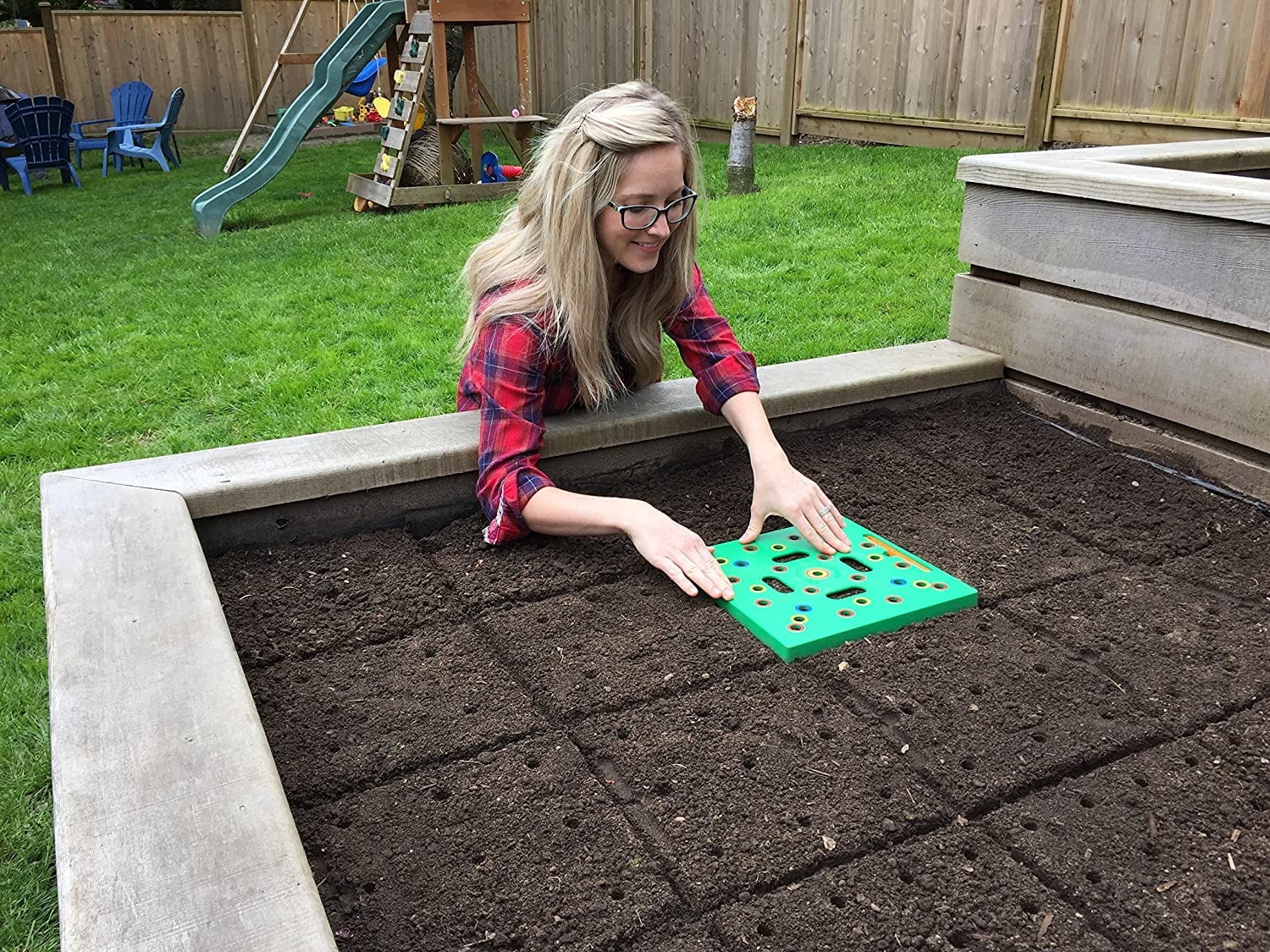 Seed and Seedling Spacer Tool for Bigger Harvests, Organized Plants & Fewer Weeds Color-Coded Gardening Template with... - Image 6