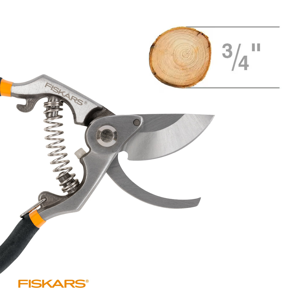 Deluxe Forged Bypass Pruner, 3/4" Cut Capacity, Black - Image 2