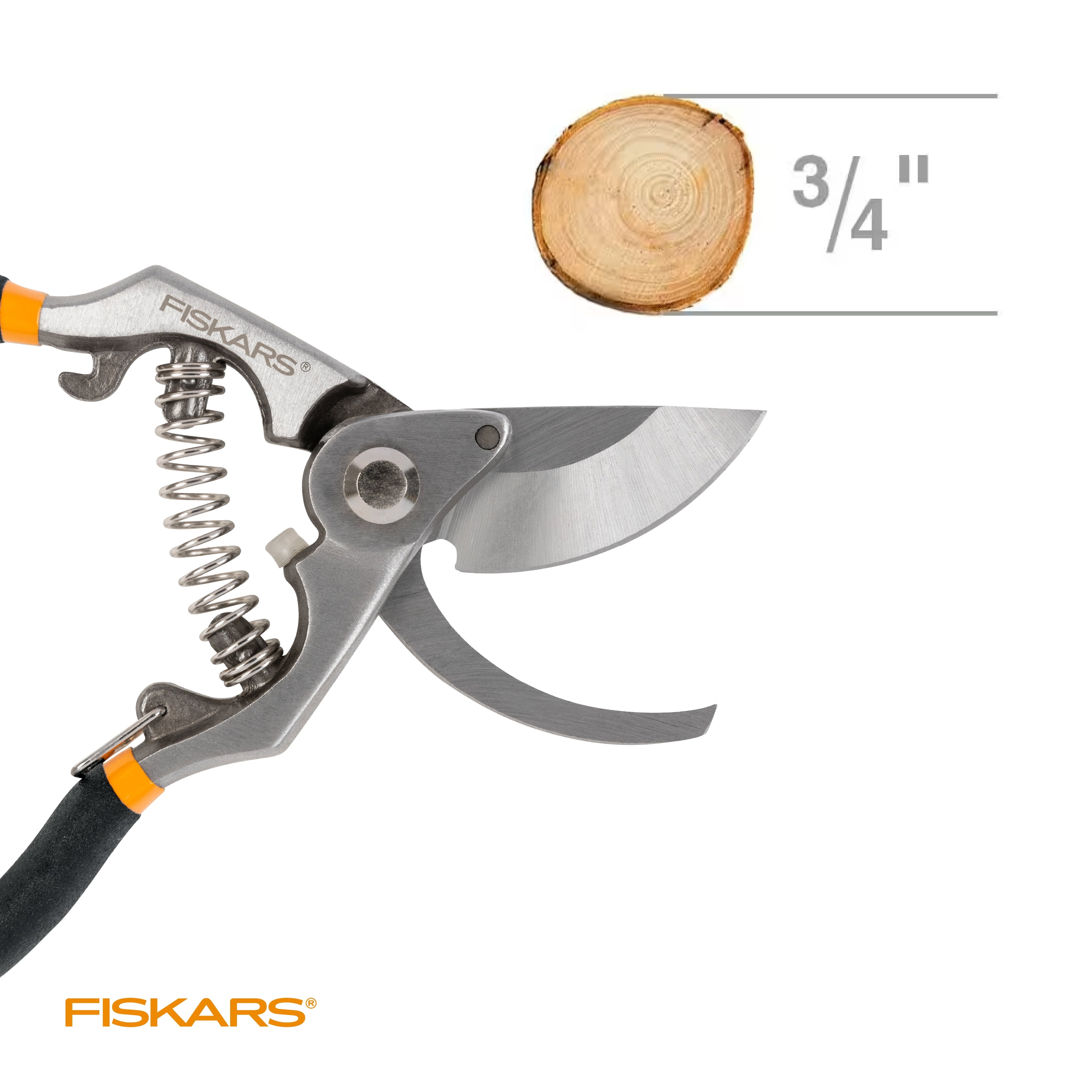 Deluxe Forged Bypass Pruner, 3/4" Cut Capacity, Black - Image 2