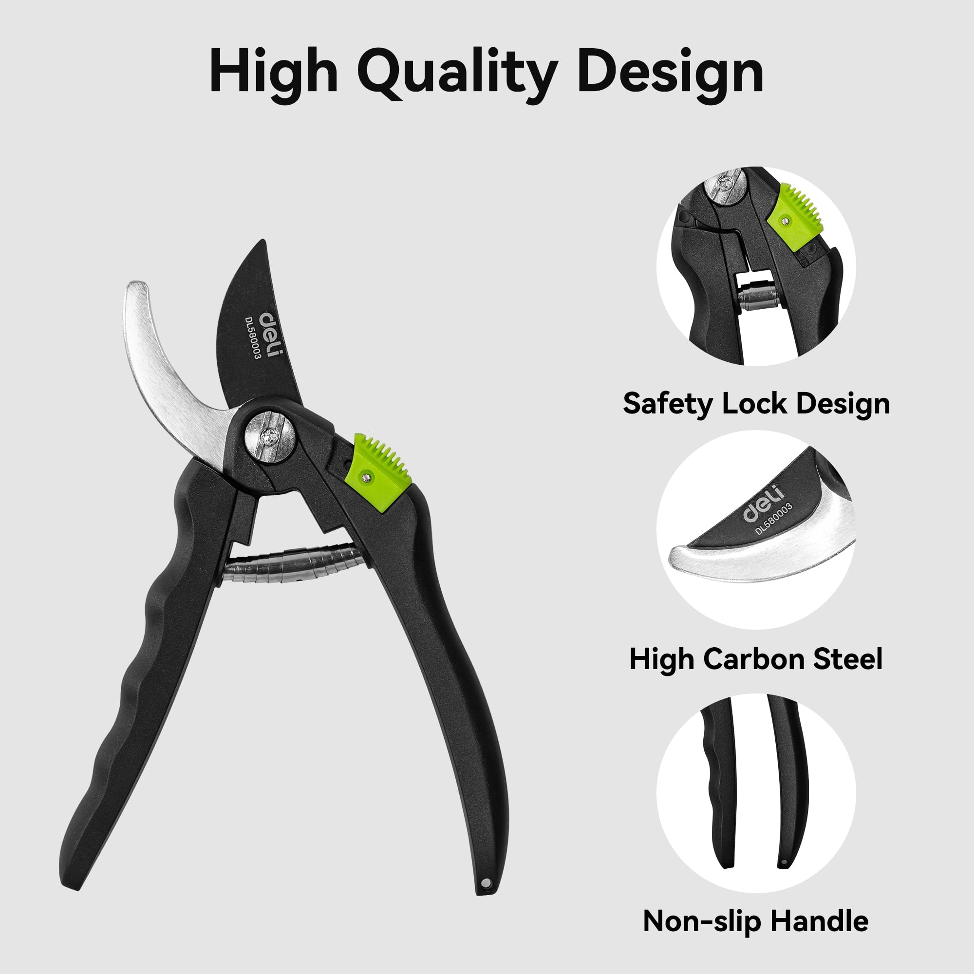 Clippers & Pruners Set, Shears Garden Tools, Heavy Duty Tree & Shrub Care Kit for Yard, Lawn & Garden, Branch Cutter ... - Image 5