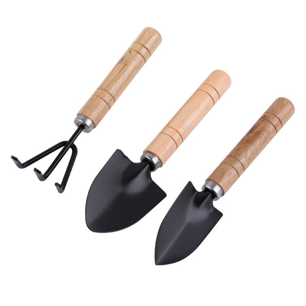 Mini Garden Tool Set, 3 Pieces Portable Mini Gardening Kit Including Hand Shovel - Image 4