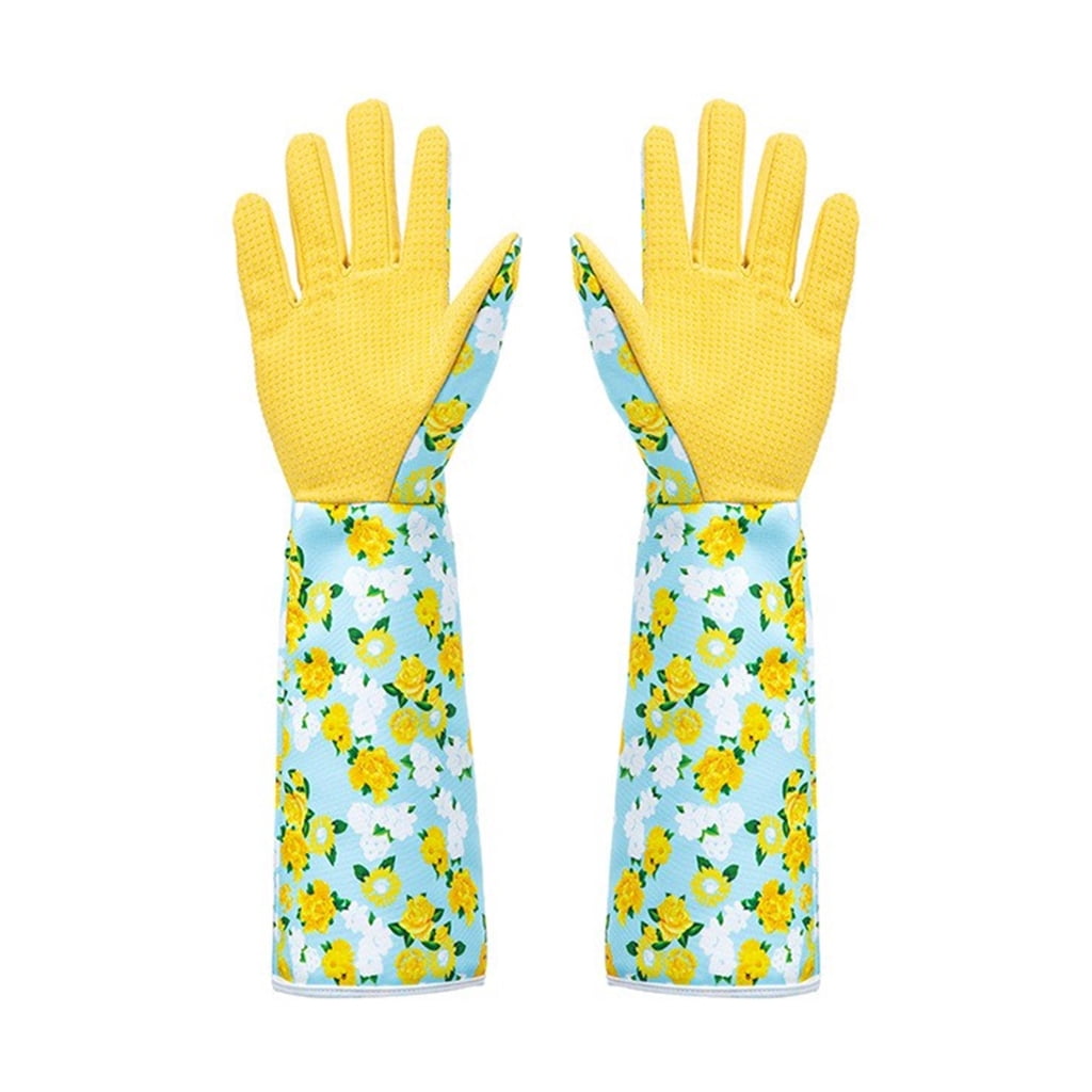 Long Garden Gloves Thorn Proof, Women Gardening Gloves for Gardening Yard Work - Image 3