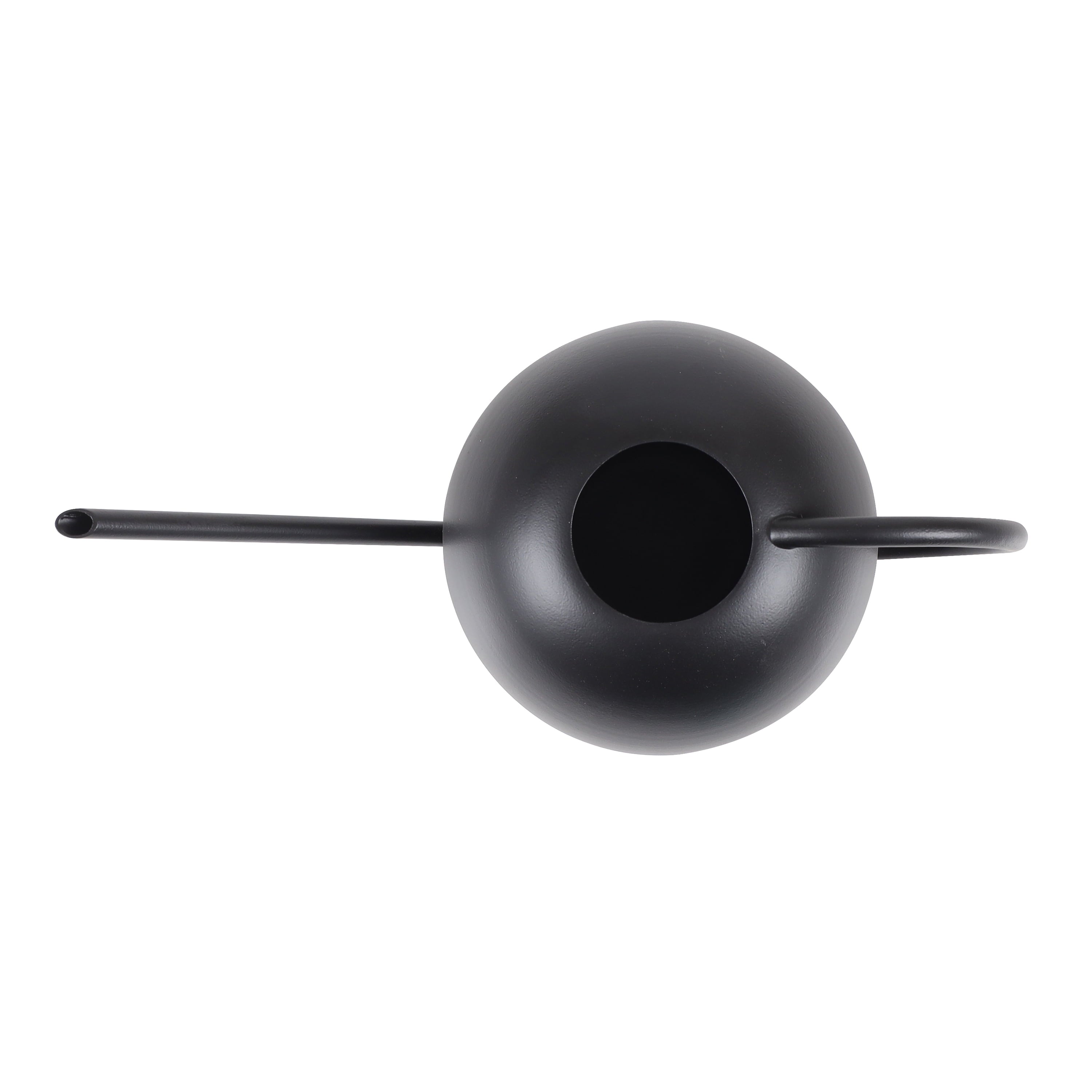 0.5-gal Metal Watering Can, Black - Image 5