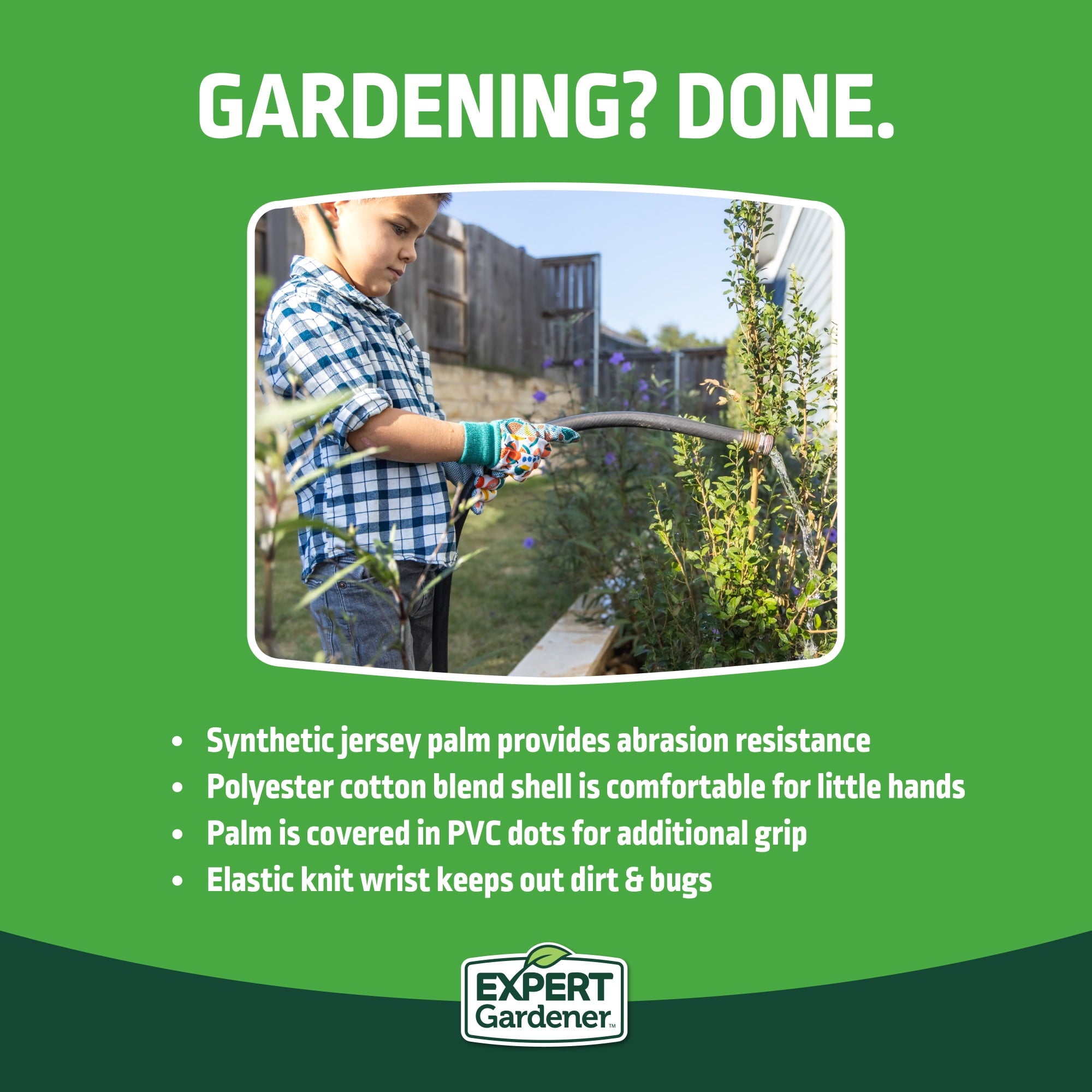 Kids Jersey Gardening Gloves - Image 5