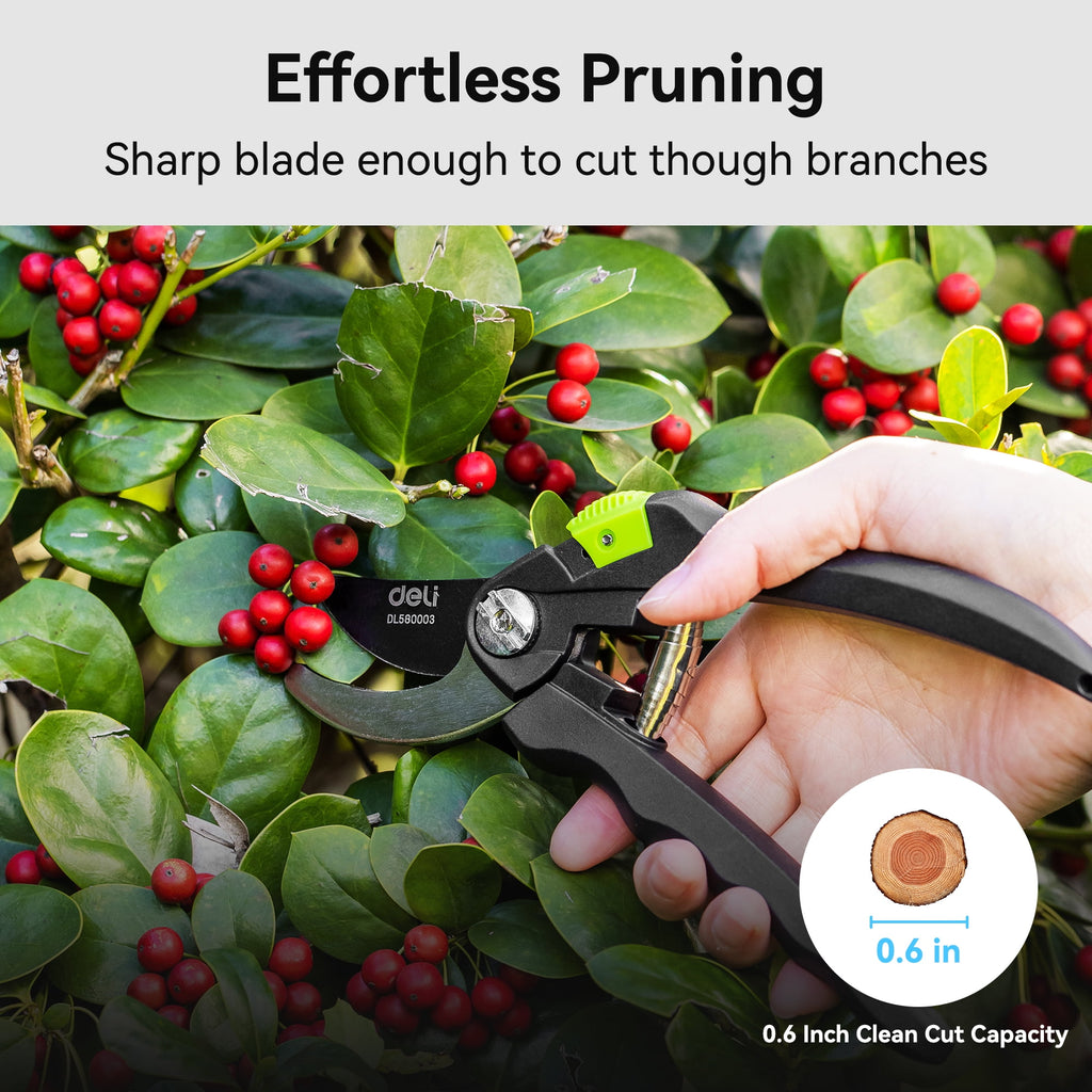 Clippers & Pruners Set, Shears Garden Tools, Heavy Duty Tree & Shrub Care Kit for Yard, Lawn & Garden, Branch Cutter ... - Image 4