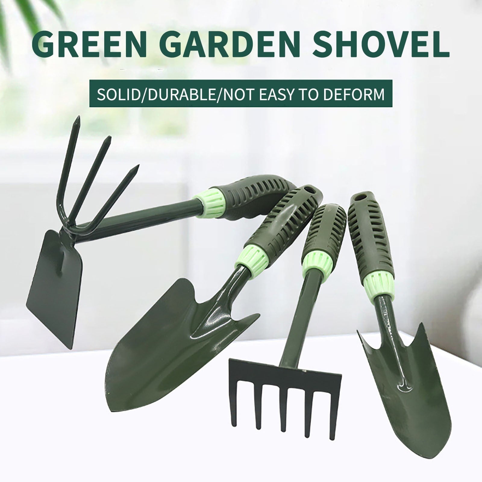 Kabnic Garden Tools Clearance Sale! Kabnic Gardening Tools, (Shovels, Hoes, Rakes) Non-Slip Rubber Grip, Outdoor Hand Tool, Idear Planting F - Image 5